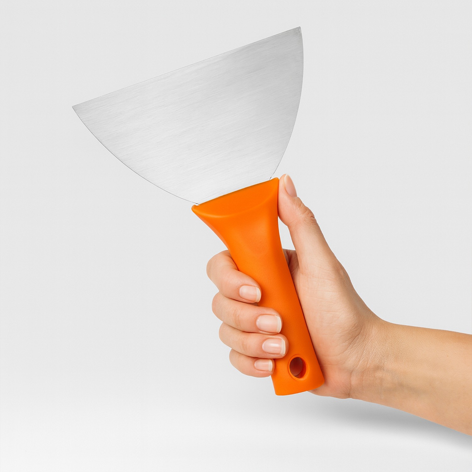 Saptak Spatula 180 mm 18 cm Dayanıklı Ergonomik El Aleti Ispatula Sıva Seramik Boya Sıva Harç Kazıma
