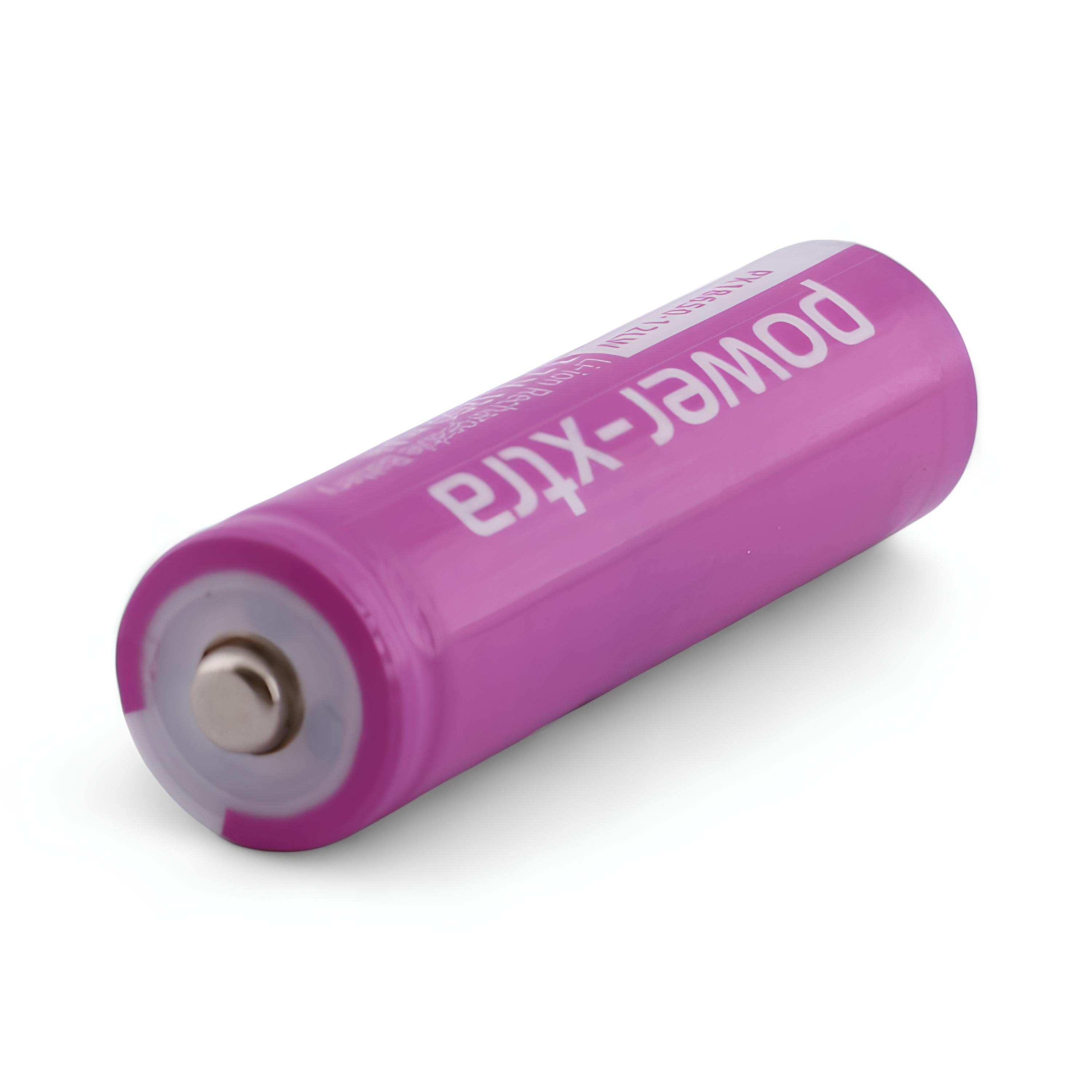 18650 Pembe Renk Şarjlı Batarya Pil 3.7V 1200mAh Li-Ion Uzun Ömürlü Yüksek Kapasiteli Şarj Edilir