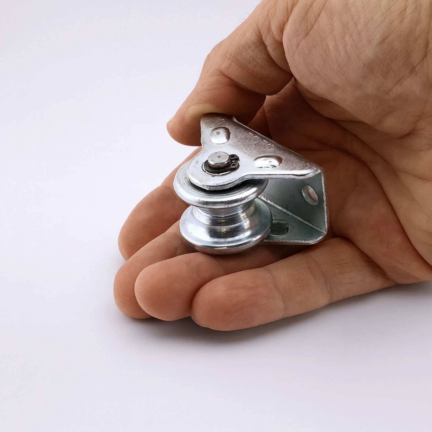 Muhafazalı Metal Ray Makara 30 mm Sürgülü Kapı Raylı Sistem Dayanıklı Galvanizli Tekerlek Mekanizma