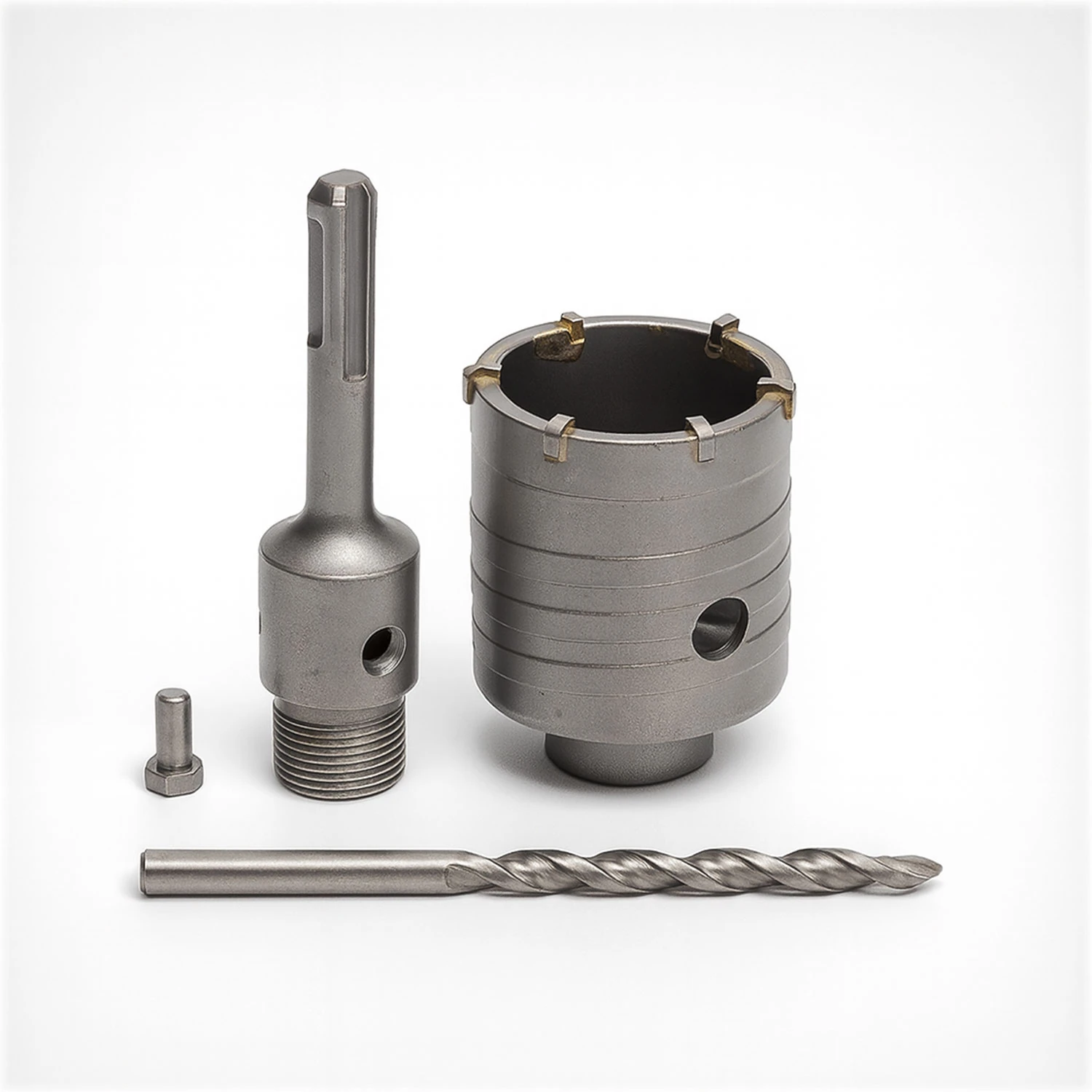 Elmas Beton Delme Pançı 50MM SDS Profesyonel İnşaat Usta Tipi Dayanıklı Hızlı Kesim Delme Aparatı