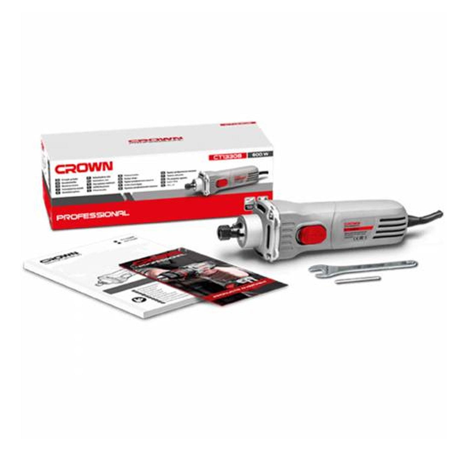 Crown CT13308 Kısa Kalıpçı Taşlama Makinesi 6 mm-600W Makina