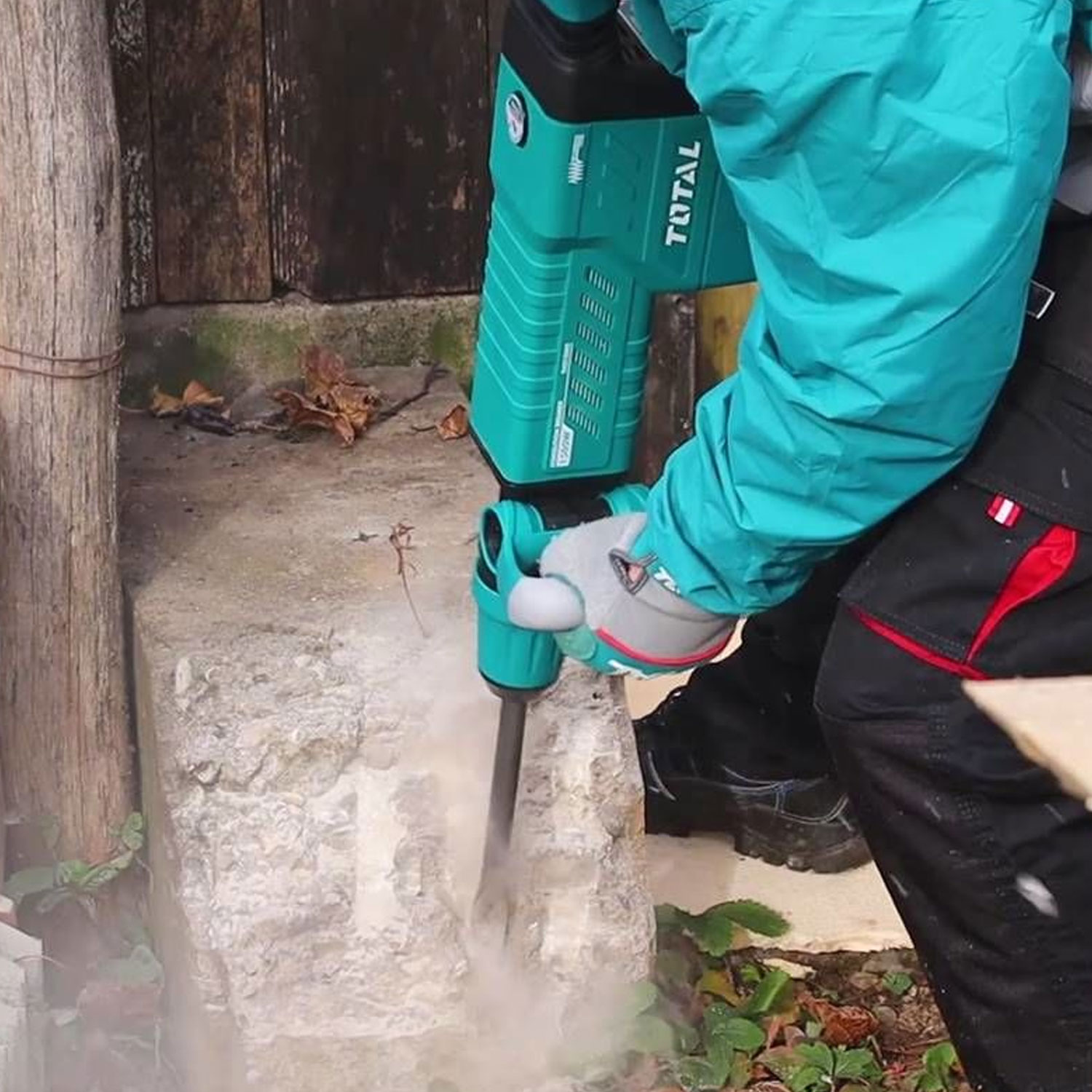 Total TH215002 Kırıcı Delici Hilti 25J 1500W Beton Taş Kırma Matkap Profesyonel Titreşim Önleyici