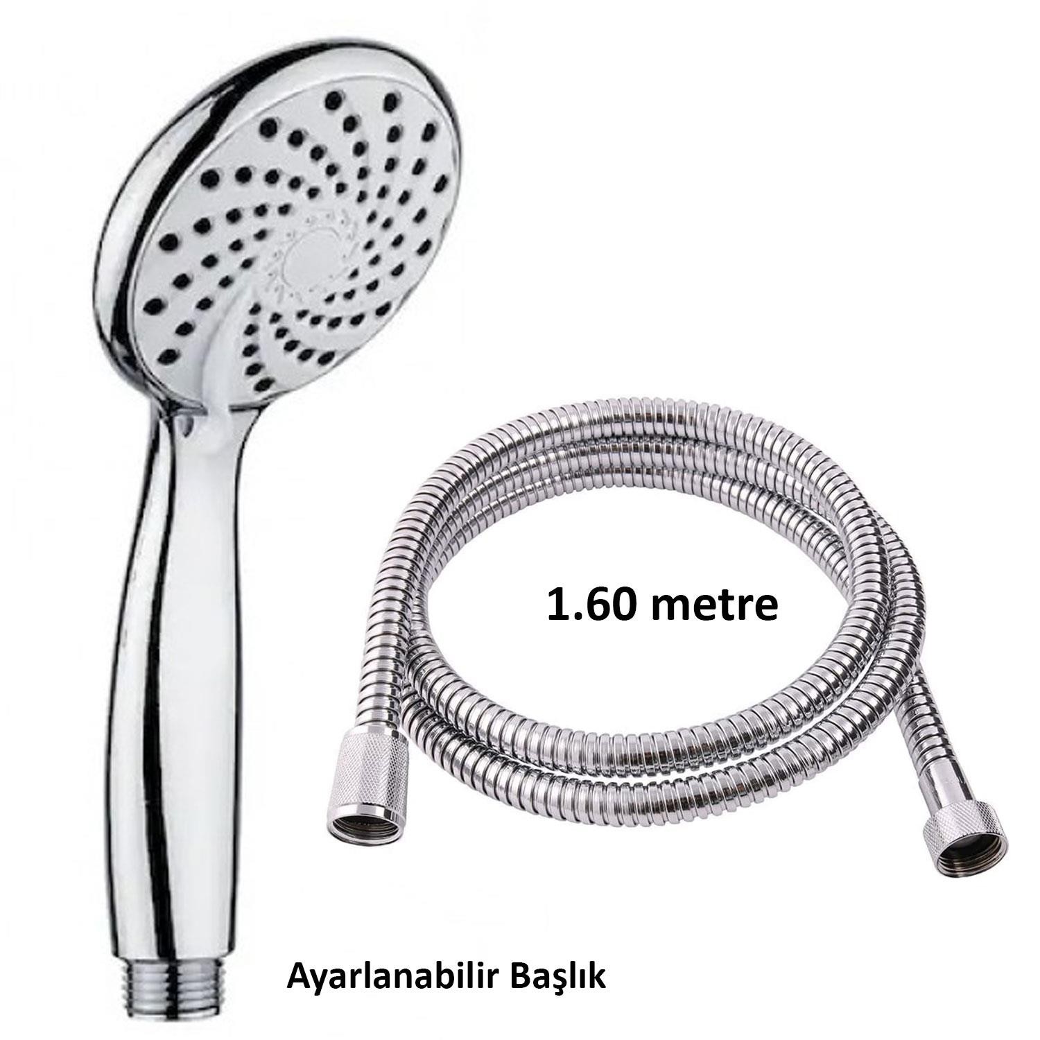 Osaka Mafsallı 5 Kademeli Duş Başlığı Seti