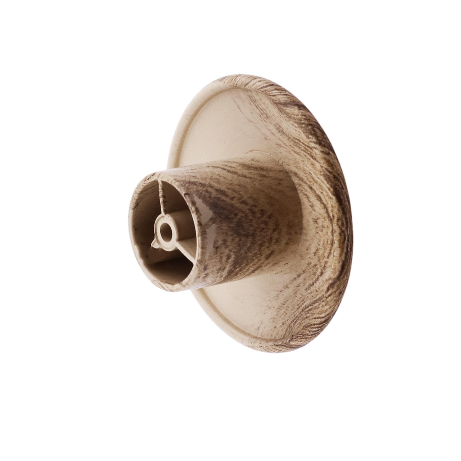 Tek Vidalı Bolina Dış Bükey Plastik Düğme Kulp Kubik Doğal Meşe Mobilya Dolap Çekmece Kulpu Kulbu