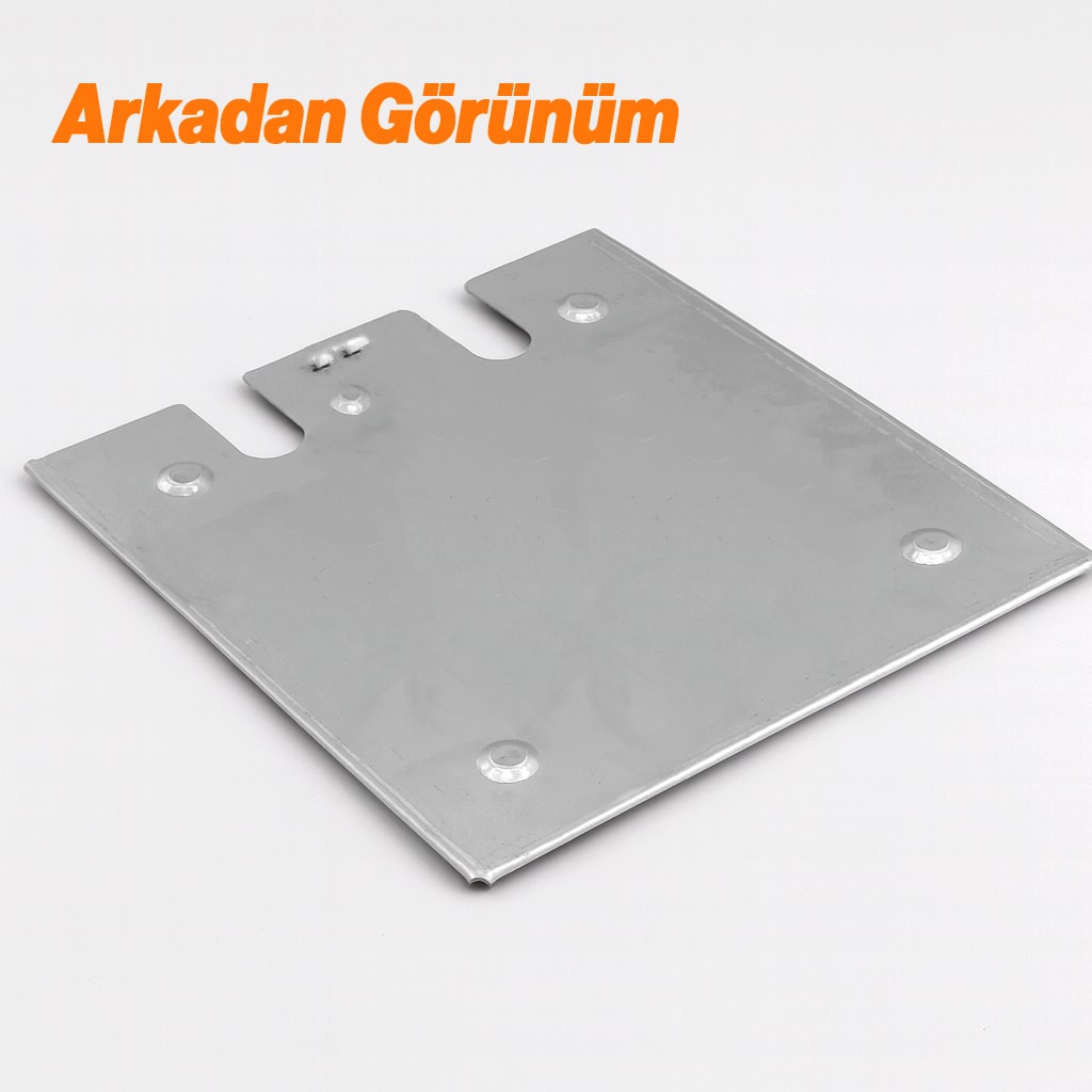 25x25 Cm Çok Amaçlı Alüminyum Metal Zarf Duvar Tipi İş Güvenliği Montajlı Evrak Uyarı Pano Tutucu
