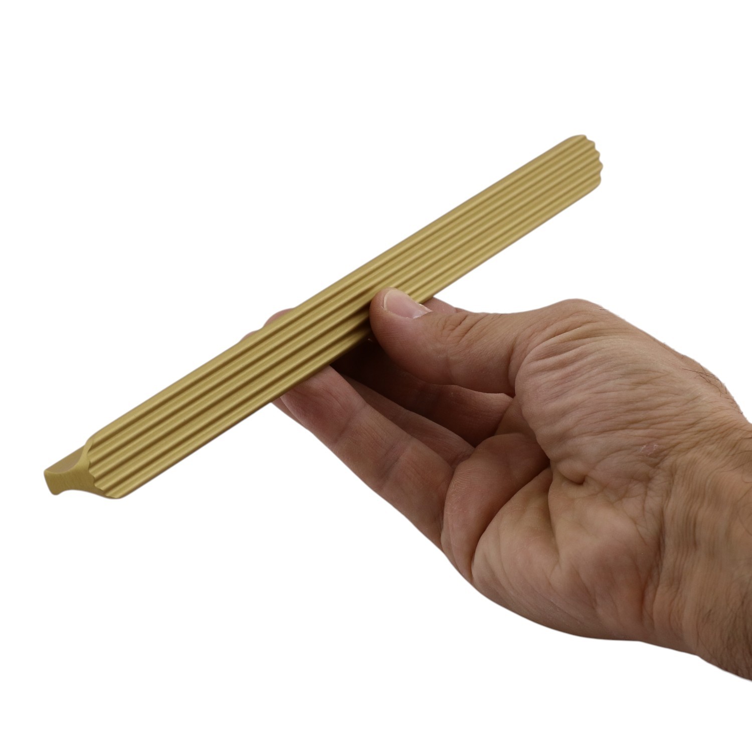 Dombay (Mat Altın) Metal Kulp 320 mm 32 cm Mobilya Çekmece Dolap Kulpları Mutfak Dolabı Kulbu Kulpu
