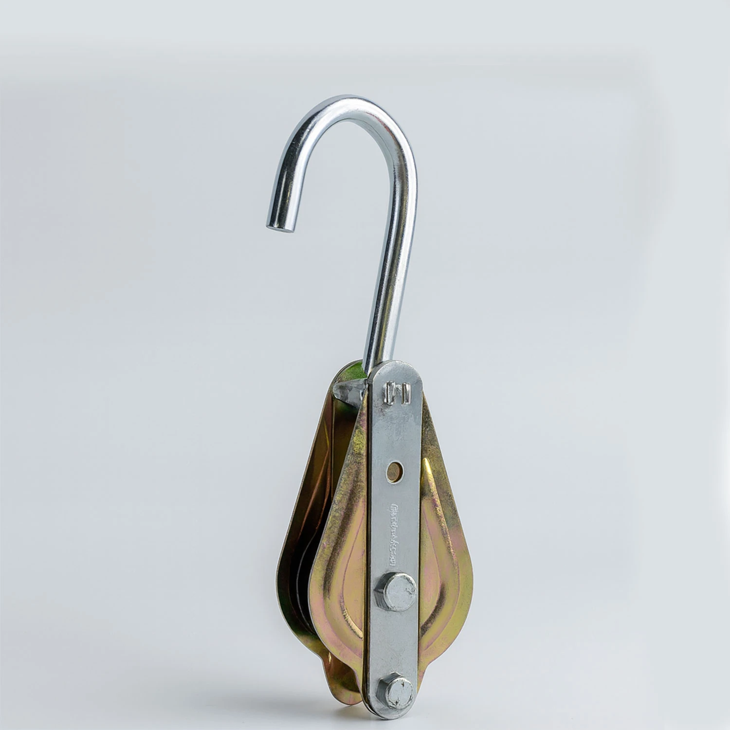 Metal İnşaat Makarası 75 mm Halat Kasnağı Vinç Taşıyıcı Aparat Dayanıklı Şantiye Tipi Kullanımı