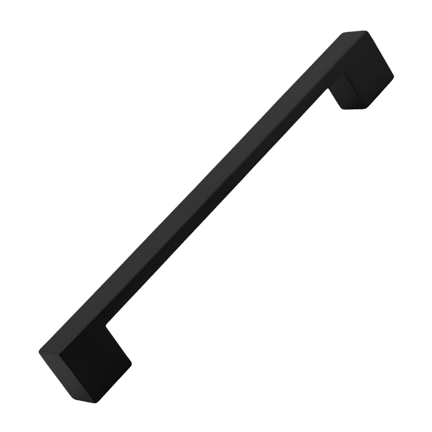 Dar Köprü (160 mm - 16 cm) Mat Siyah Metal Mobilya Mutfak Çekmece Dolap Dolabı Kulbu Kulpu Kulpları