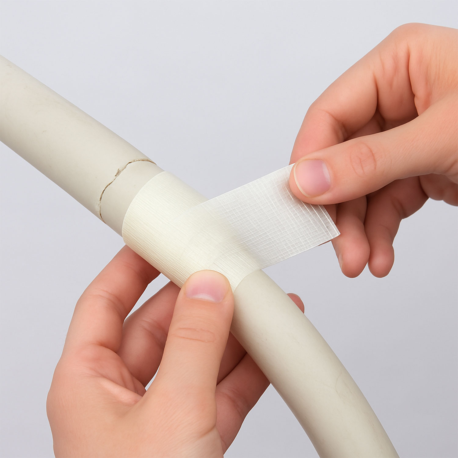 Enine Boyuna Lifli Tamir Bandı 48mm x 10mt Şeffaf Ultra Güçlü Yapışkan Onarım ve İzolasyon Bandı
