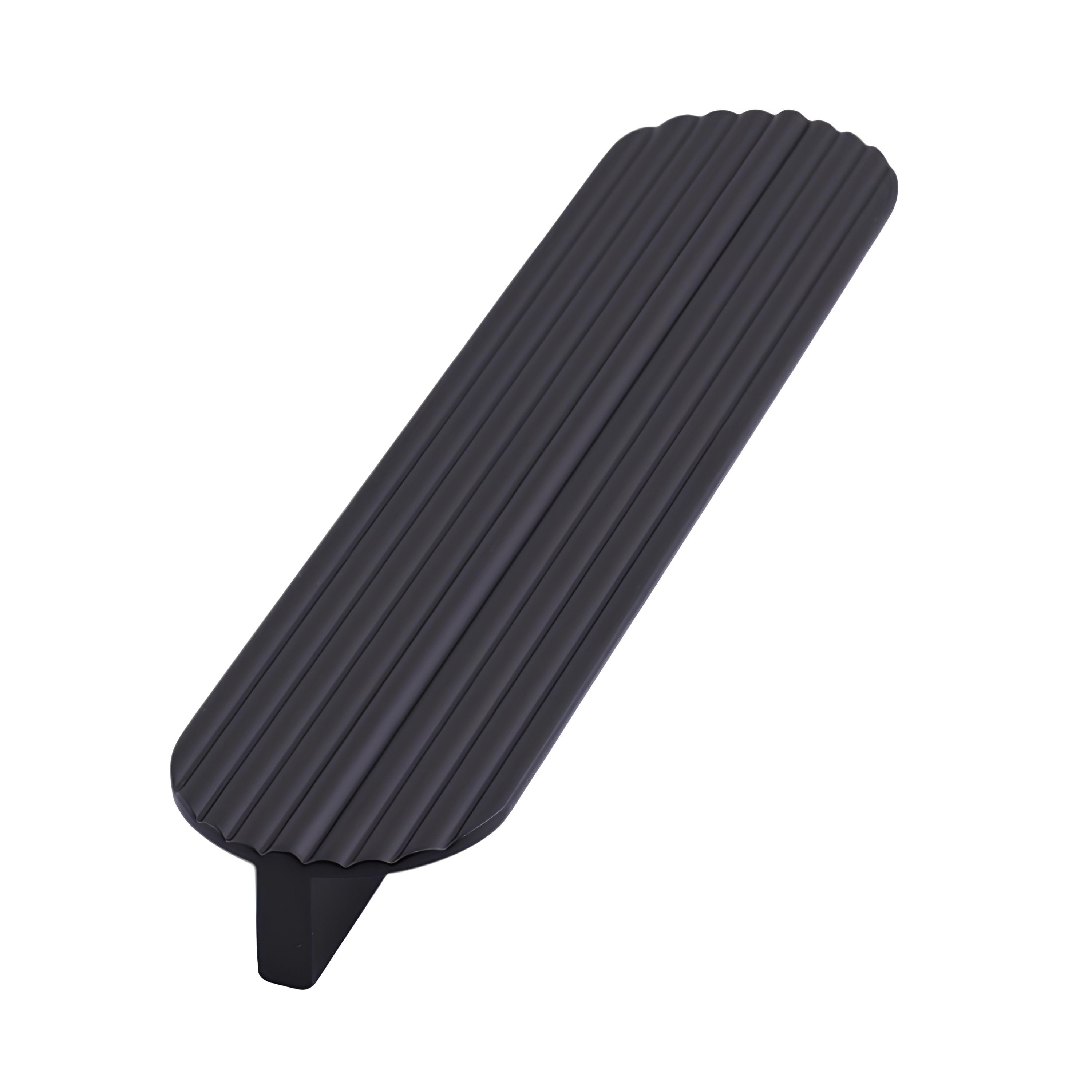 Teke Mat Siyah Metal Kulp 160 mm 16 cm  Mutfak Dolabı Kulbu Kulpu Mobilya Çekmece Dolap Kulpları