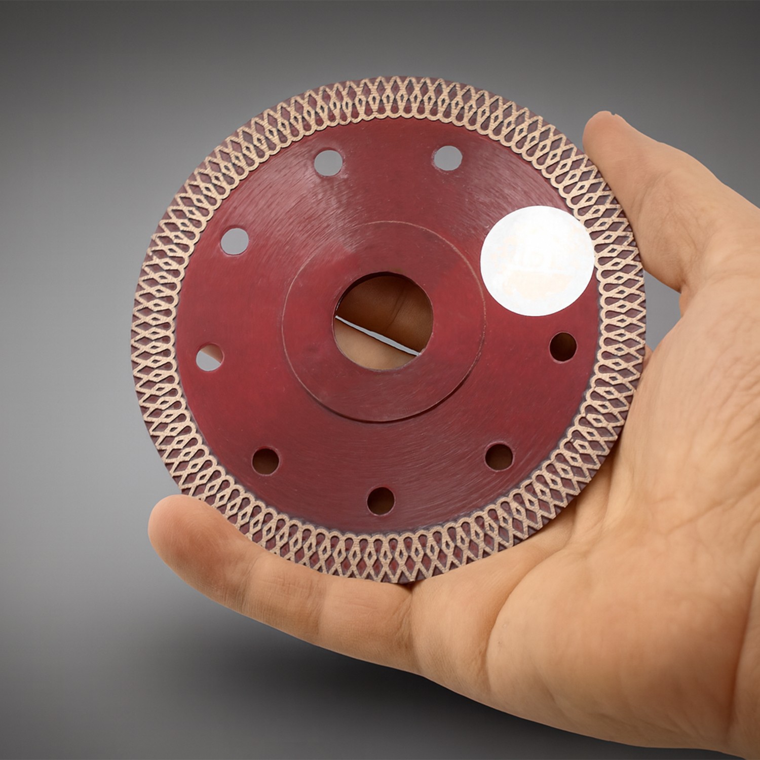 115x22.23 mm 4.5 İnç Turbo Kanallı Elmas Testere Kesim Kesici Çapaksız Seramik Mermer Granit Diski