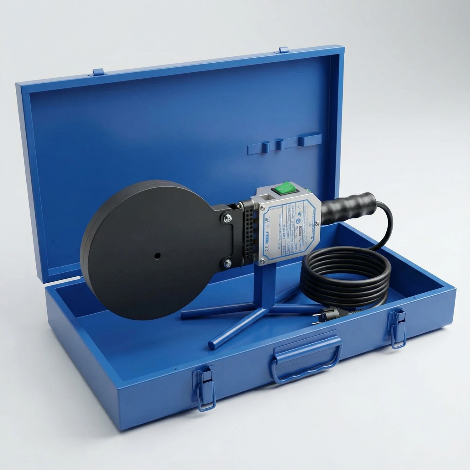 Profesyonel 1600 Watt Plastik Kaynak Makinesi Seti Termostatlı Isı Ayarlı Plastik Boru Kaynak Cihazı