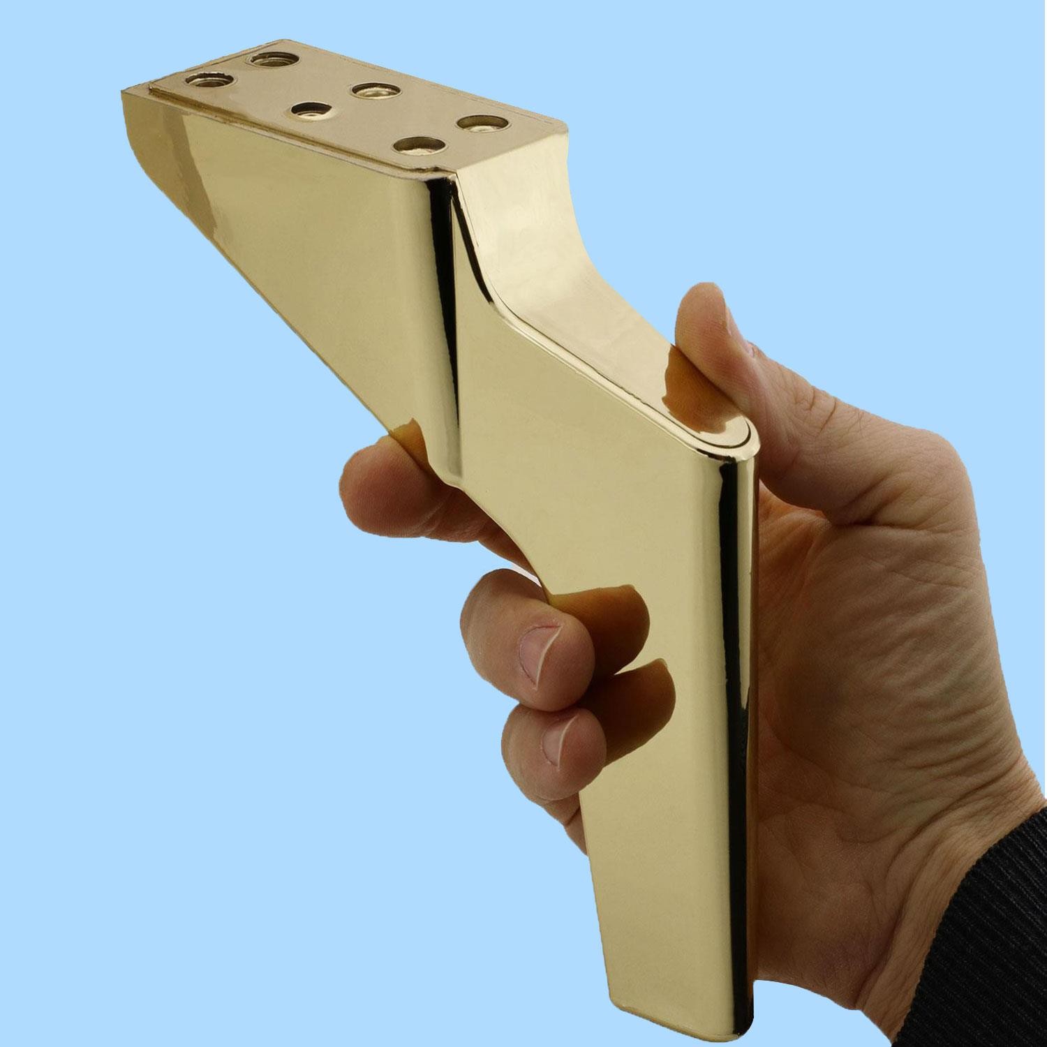 Logan Lüks Mobilya Kanepe Tv Ünitesi Konsol Koltuk Ayağı 19 Cm Plastik Gold Altın Ayakları