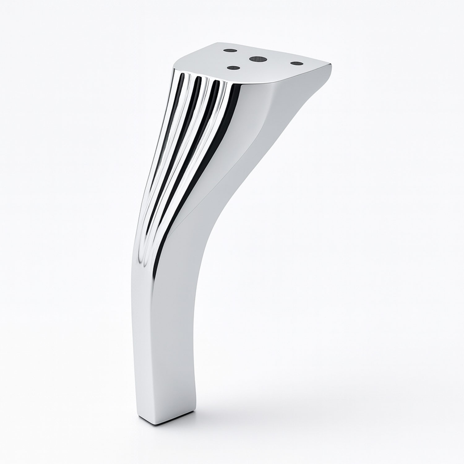 Kesit 14 cm Gümüş Krom Renk Metal Mobilya Ayağı Ayakları Ünite Baza Koltuk Kanepe Sehpa Ayakları