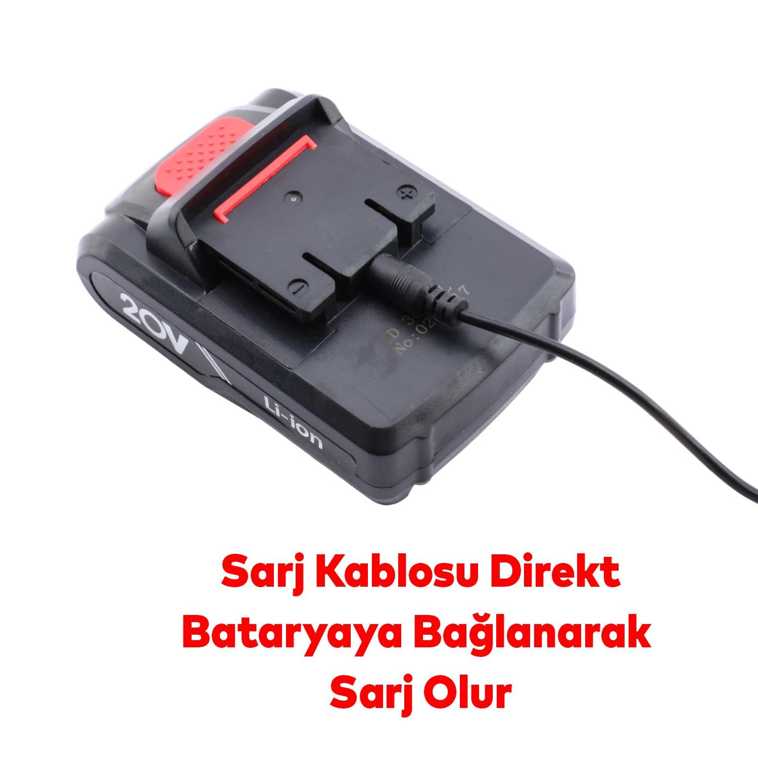 Çift Akülü Li-ion Batarya Vidalama 20V Çift Vitesli 1500 mAh Led Işıklı Darbesiz Anahtarsız Matkap 