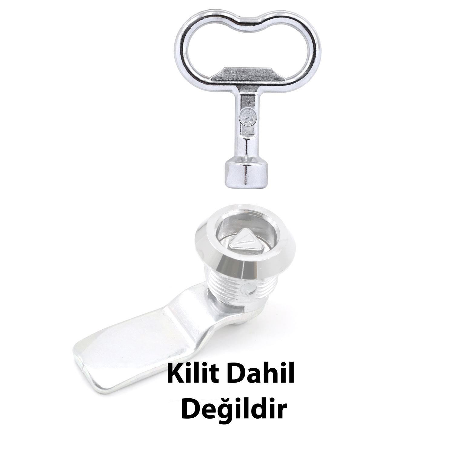 Yaylı Pano Kilidi Anahtarı Üçgen Uçlu Kilit Anahtarı