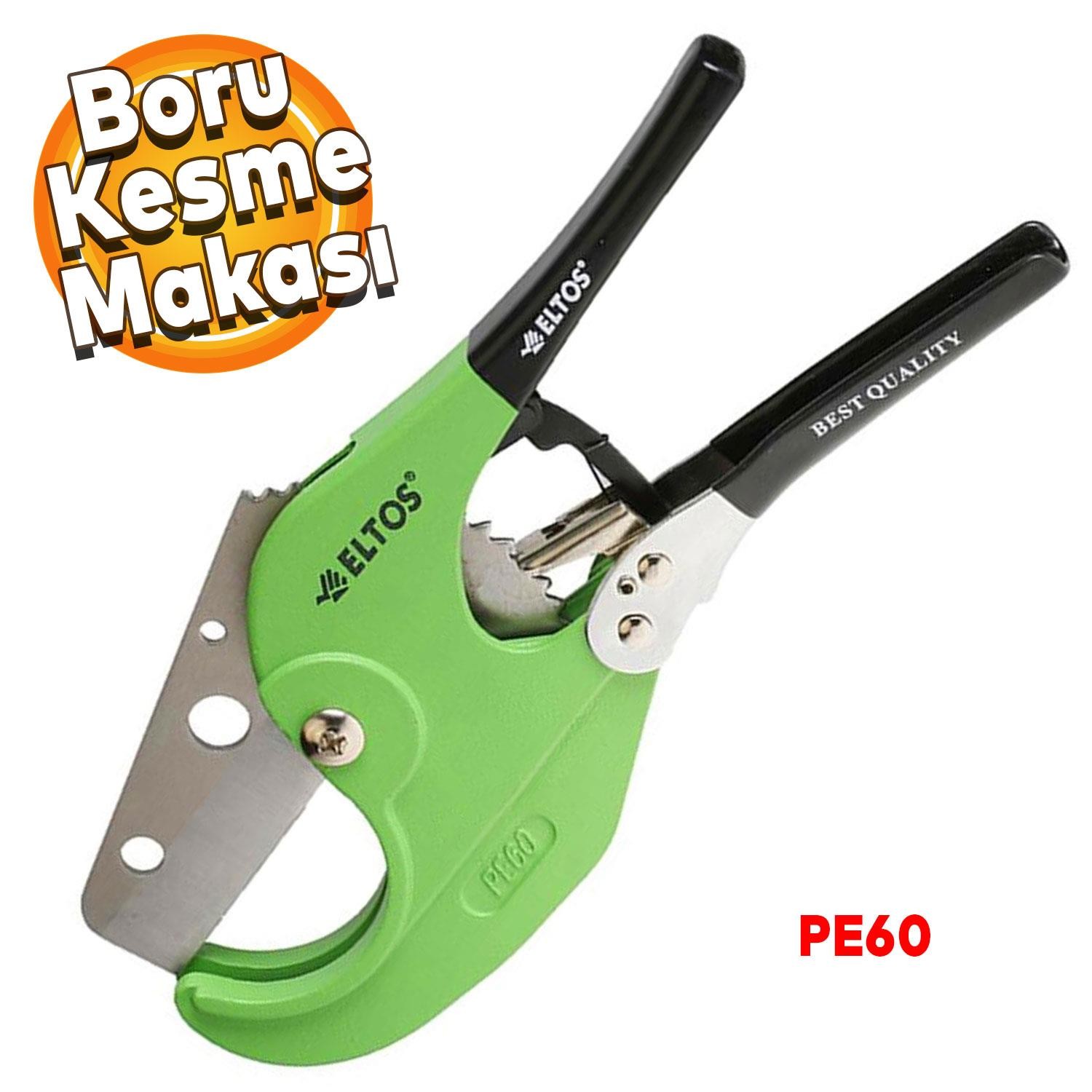 Eltos PPRC Profesyonel Plastik Boru Kesme Makası 63 mm Çelik (EBM364)
