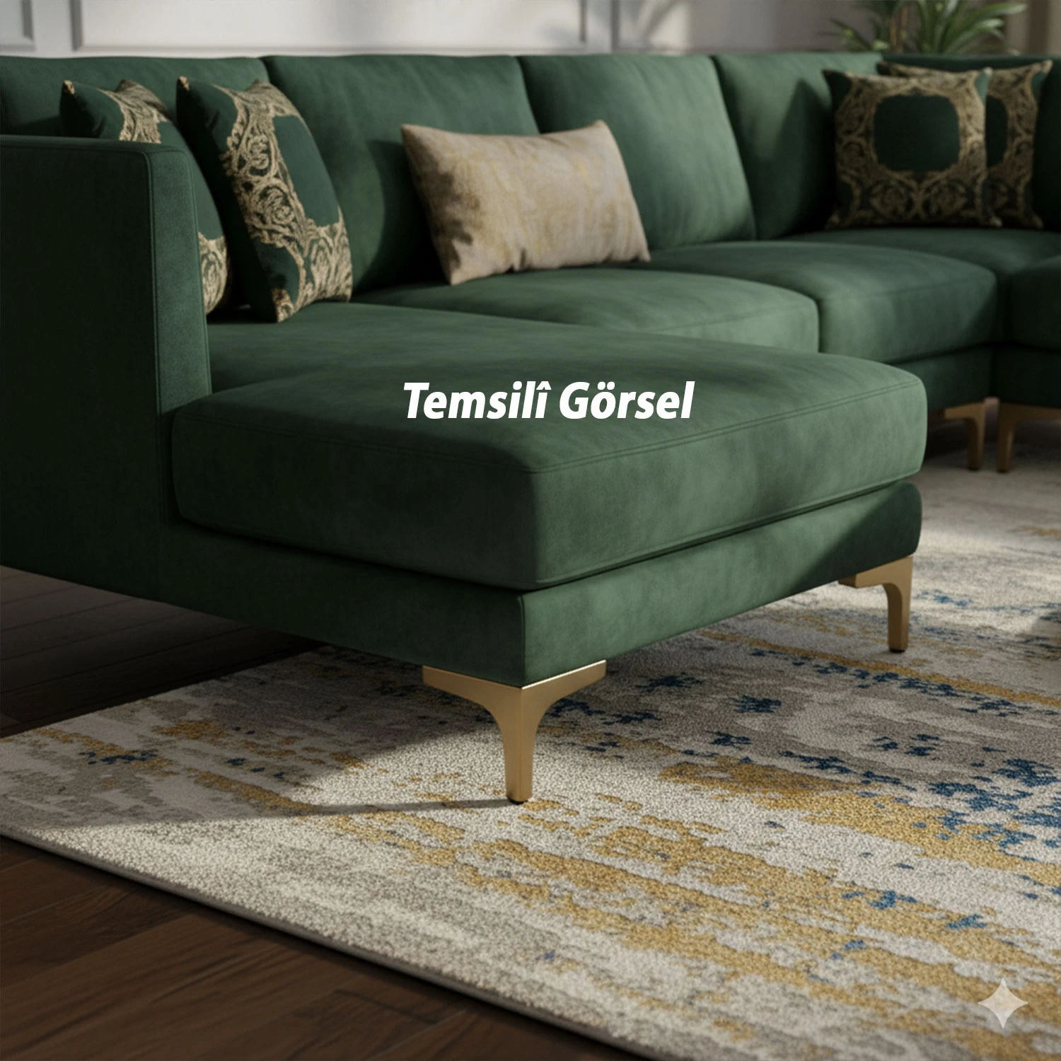 Dekor 12 cm Antik Metal Mobilya Ayağı Modern Ayak Dayanıklı Tasarım Koltuk Sehpa Masa TV Ünitesi