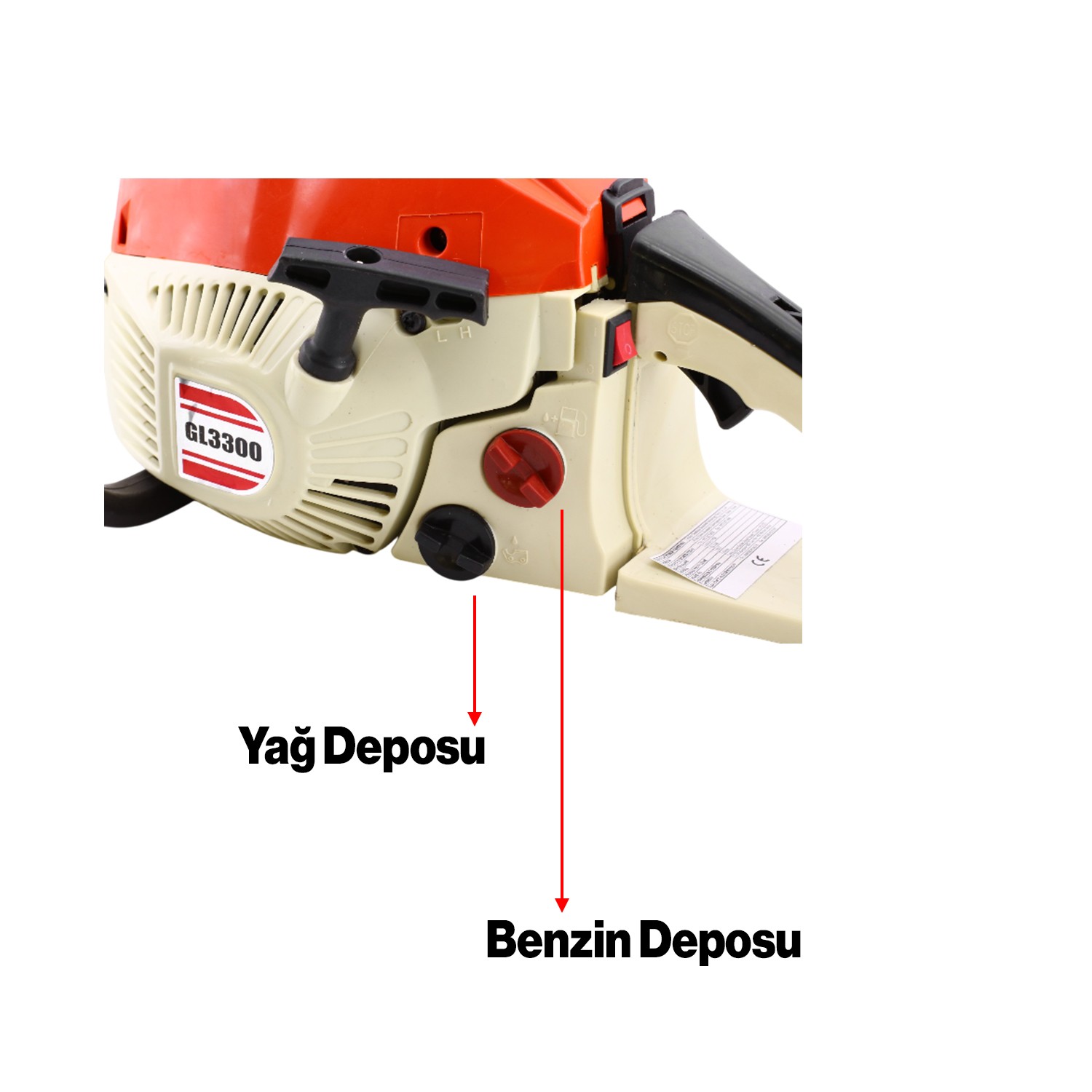 Benzinli Odun Kesme Hızar Ağaç Orman Biçme Testeresi Motoru 35 cm 1.3 Hp 32 cc İthal Motorlu Testere