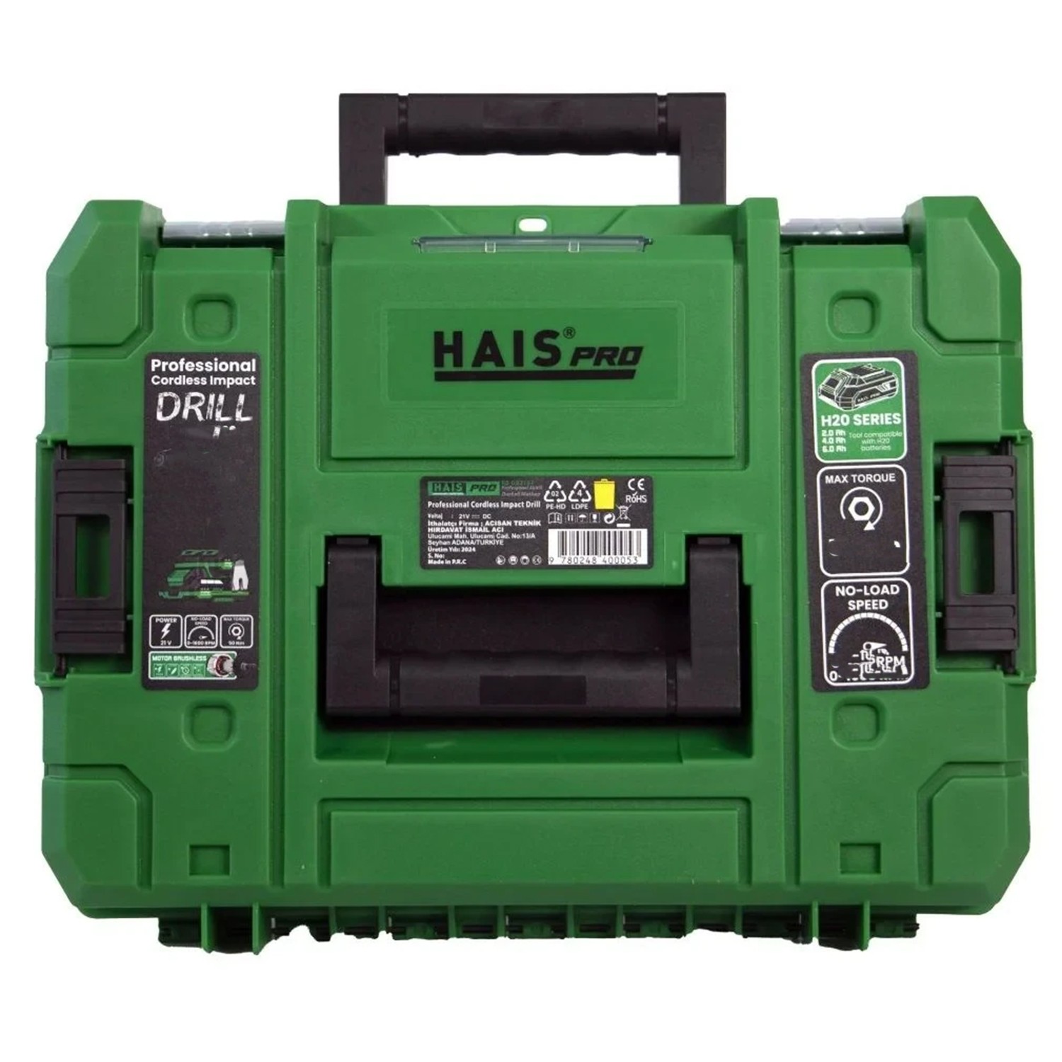 Haıs Akülü Şarjlı Kırıcı Delici Hilti Kömürsüz Darbeli Matkap 21 V Metal Beton Delme 3.2 Joule Güç