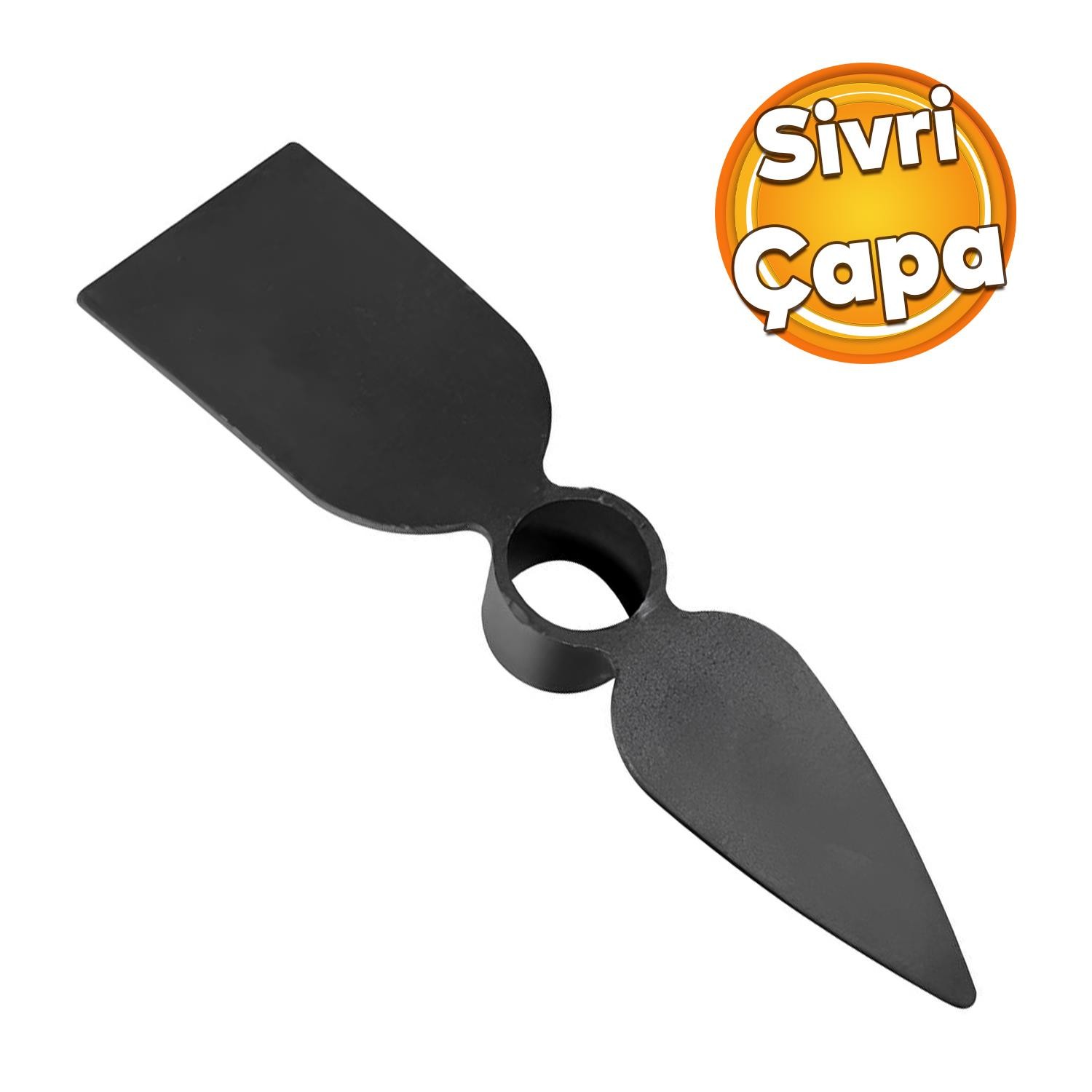 Metal Çapa Bahçe Çapası Çift Taraflı Hobi Çapa 26 cm Demir Döküm 