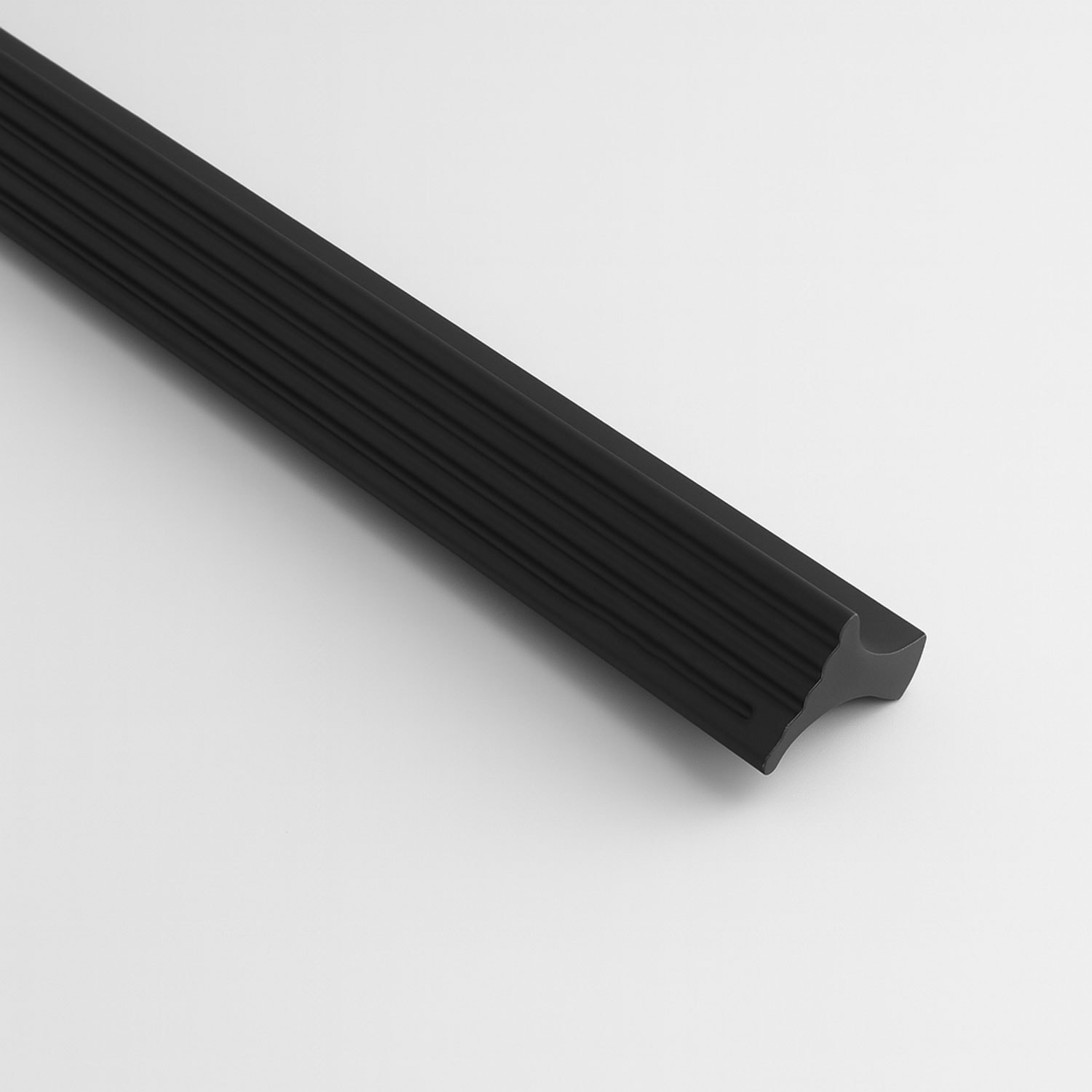 Foça Kulp Siyah Çizgili 224 mm 24 cm Metal Mobilya Çekmece Dolap Kapak Kulpu Modern Mutfak Kulpları