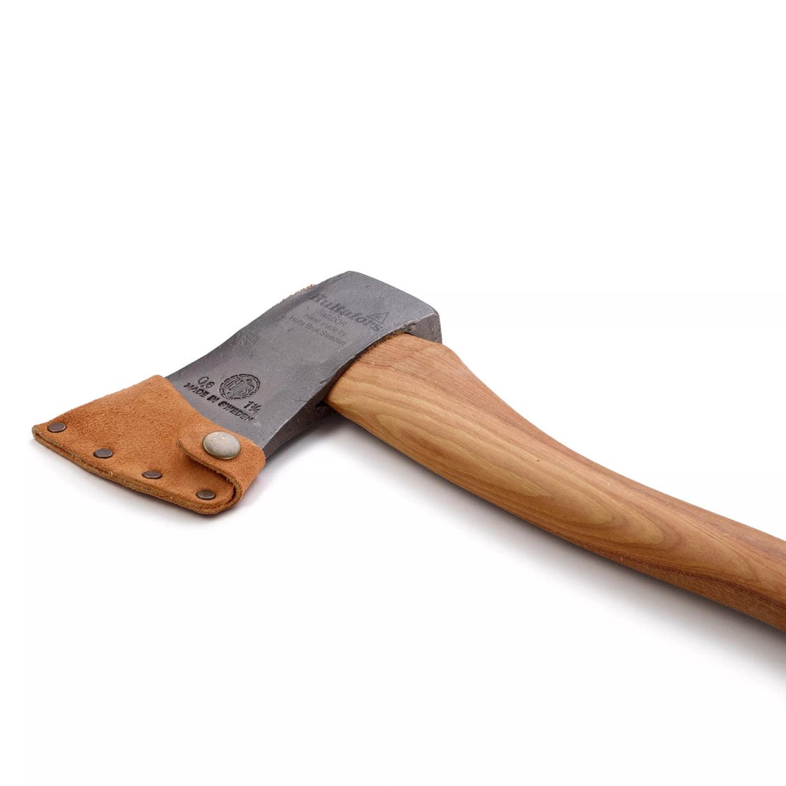600 Gram 38 Cm El Yapımı İthal İsveç Karbon Çelik Yarma Odun Kesme Ahşap Saplı Balta Ergonomik Kamp
