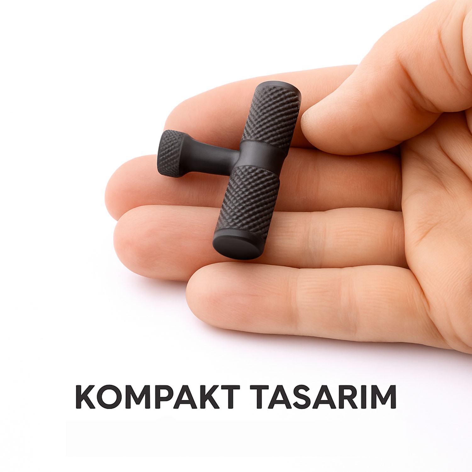 Martin Siyah Metal Tek Vidalı Kulp Düğme Mobilya Çekmece Mutfak Dolabı Dolap Modern Kapak Kulpları