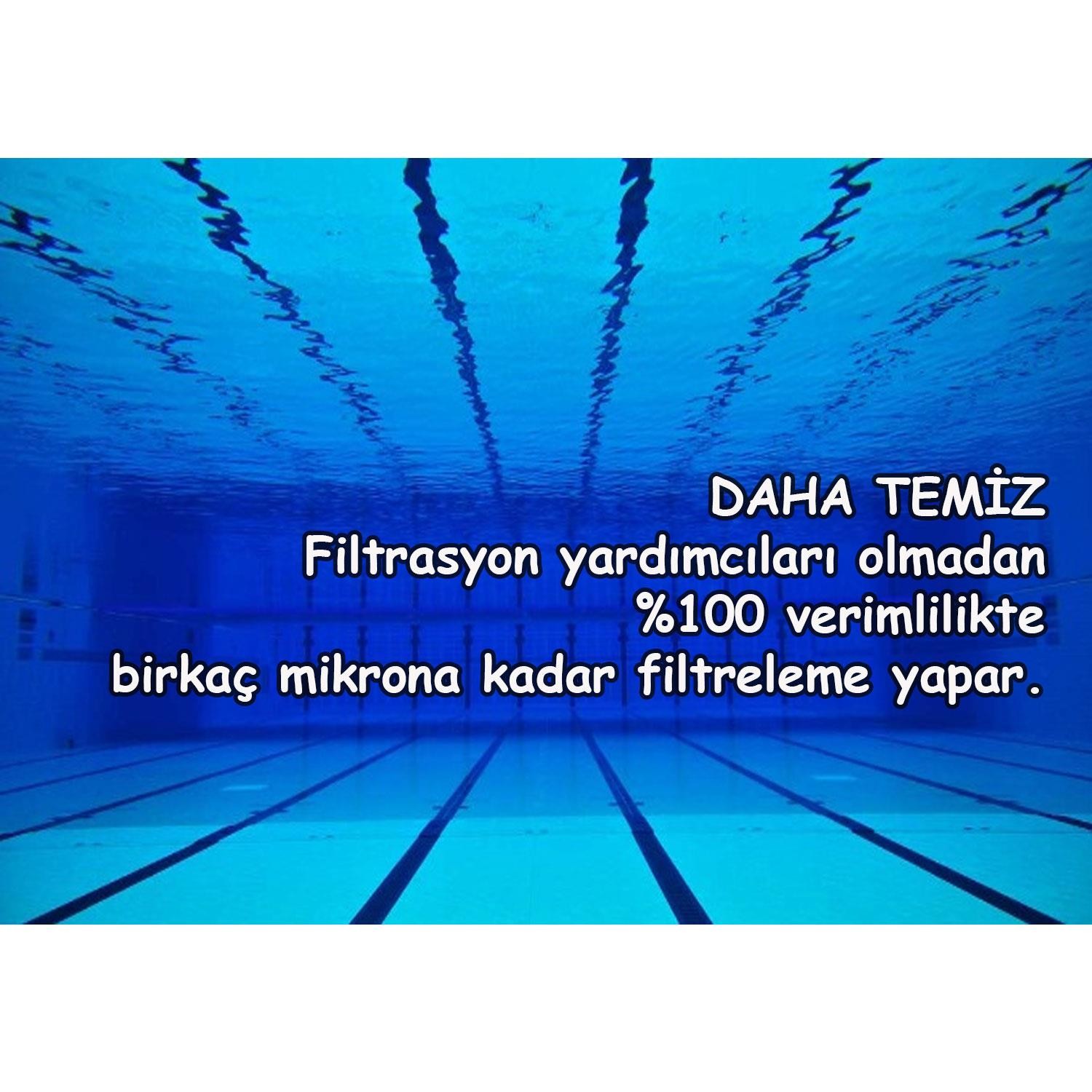 25 Kg Cam Filtre Medyası (0.50-1.20 mm) Havuz Filitre Temizleme Su Arıtma Filtrasyon Filtreleme Kumu