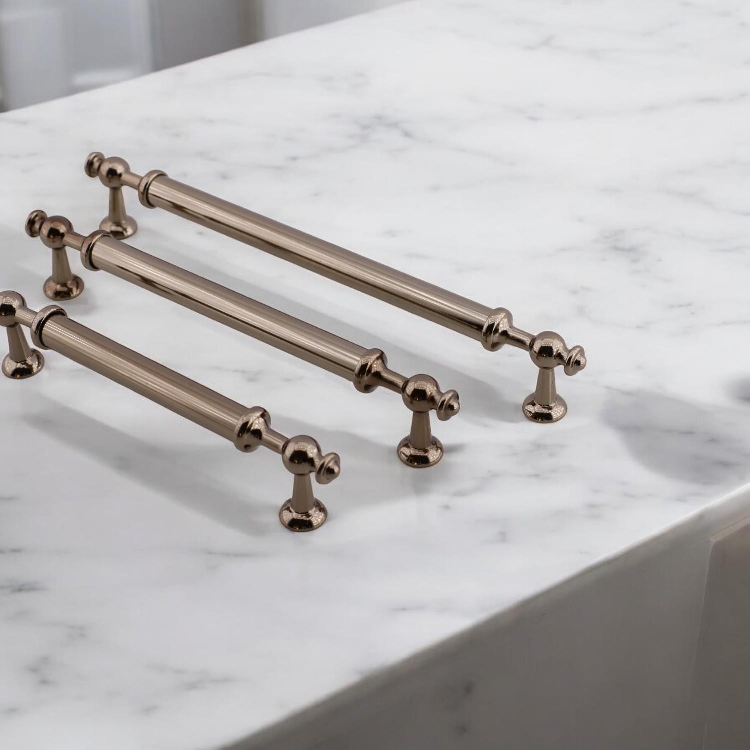 Nesil Bronz Metal Kulp 192 mm- 19.2 cm Mobilya Çekmece Mutfak Dolabı Dolap Kulpları Kulbu Kulpu