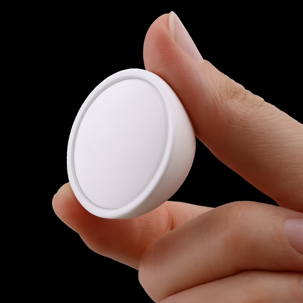 Tek Vidalı 10 Adet Beyaz Renk Polimer Düğme Kulp Bombeli Dolap Mobilya Dolap Çekmece Kulpu Kulbu