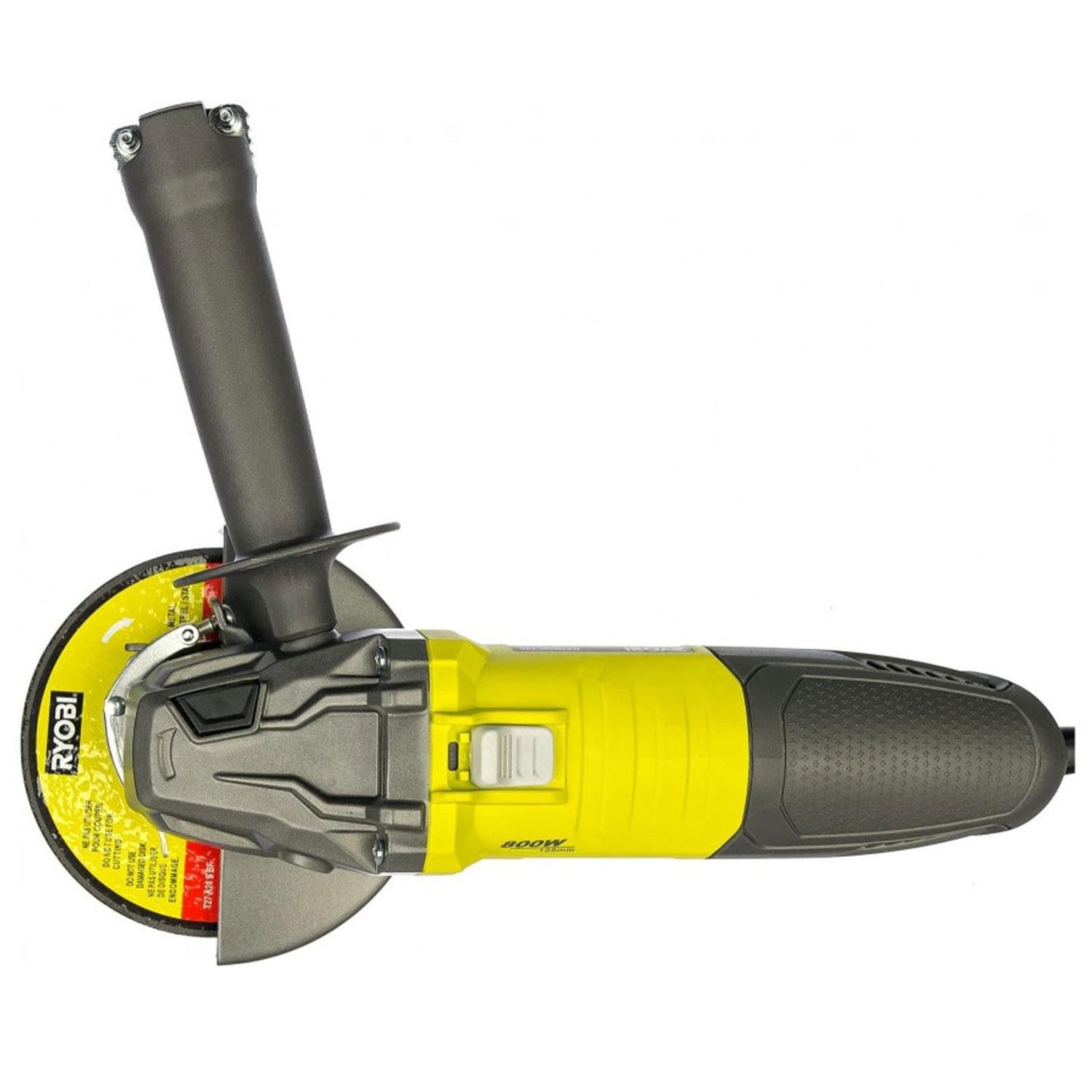 Ryobi RAG800 Avuç Taşlama Makinesi 125 mm 800 Watt 