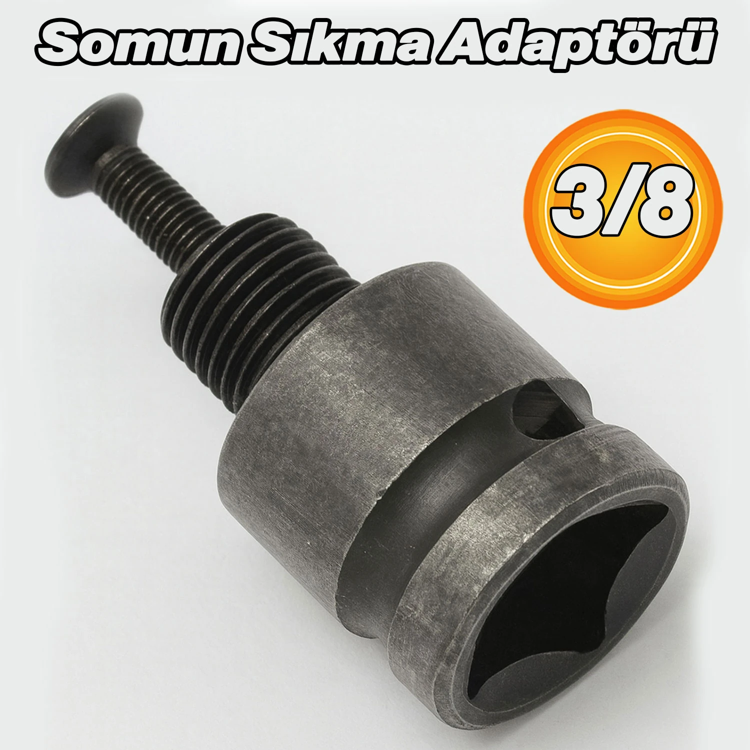 Somun Sıkma Matkap Adaptörü 3/8 Metal Dayanıklı Hızlı Bağlama Sistemli Somun Sıkma Aparatı