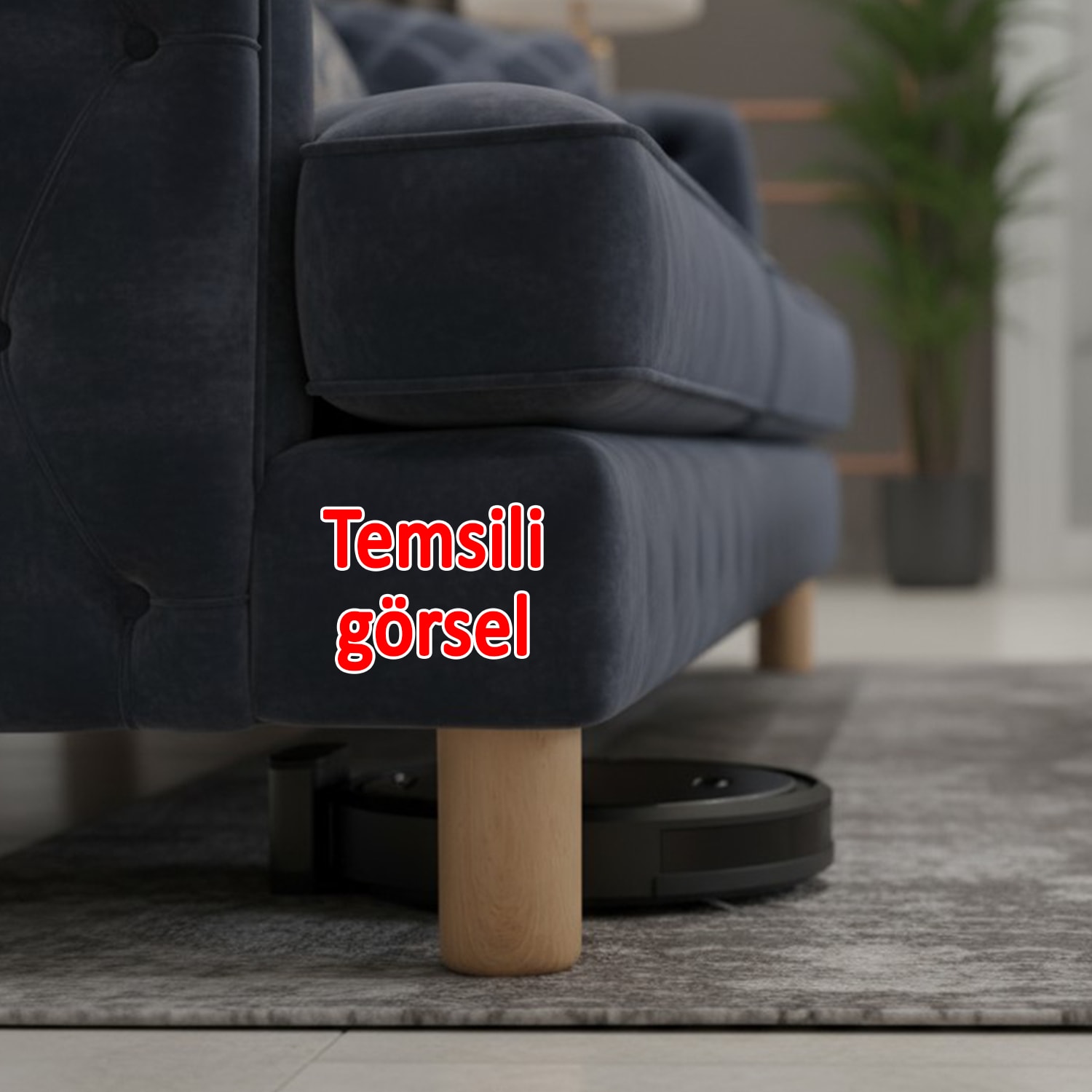 ( 4 Adet ) Plastik Liva Kayın Beji 15 cm Mobilya Kanepe Koltuk Yatak Baza Yükseltme Ayağı Ayakları