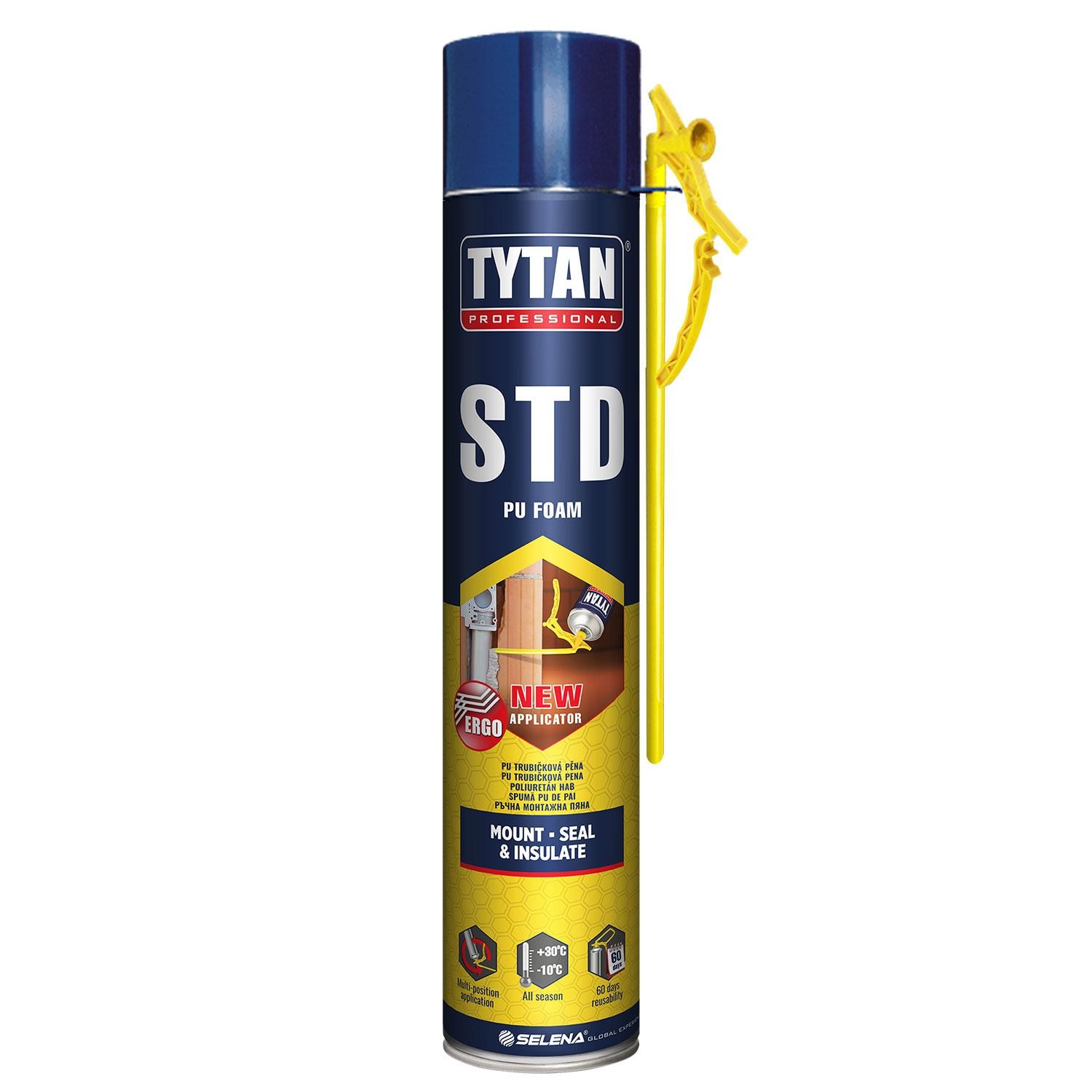 Tytan Std Pipetli Köpük Montaj Isı Ve Ses Yalıtımı 750 ml 
