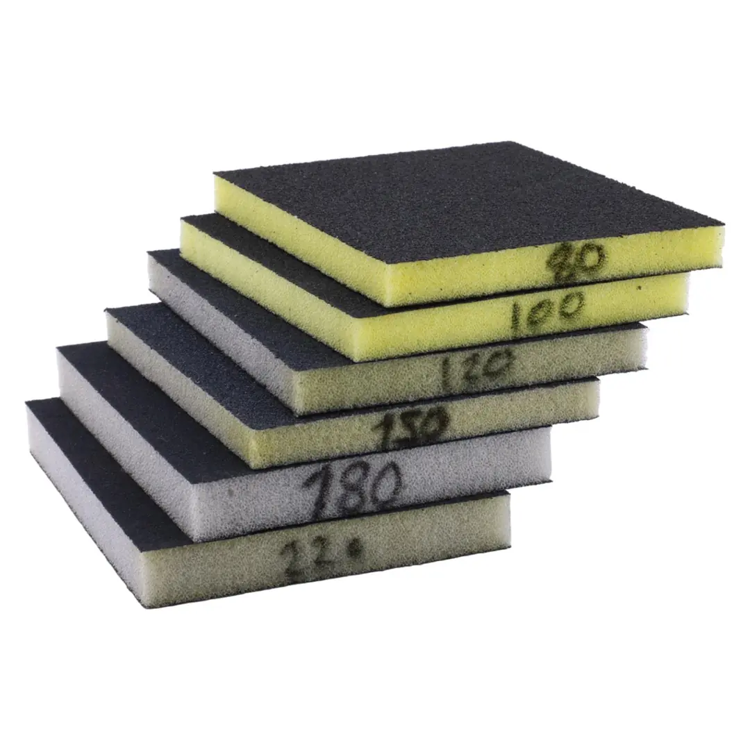 Yassı Sünger Zımpara 9.5 x 12.5 cm Takoz Blok Flex Taşlama Ahşap
