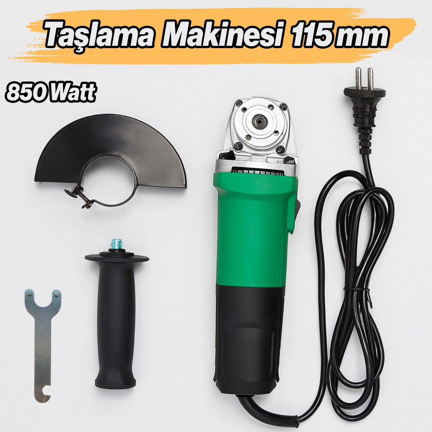 Avuç Taşlama Spiral Makinesi 850W Profesyonel Metal Kesme ve Zımparalama Aleti Yüksek Performans