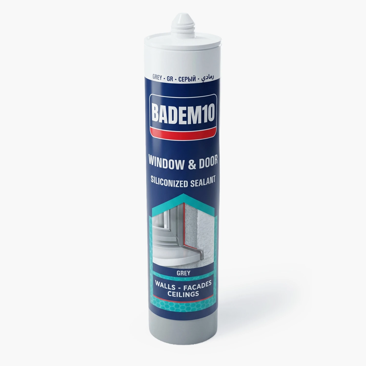 Gri Renkli Boyanabilir Genel Amaçlı Kolay Uygulanır İnşaat Mastik 500 gr