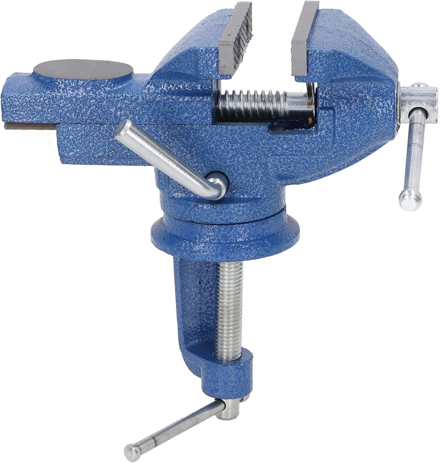 Masa Mengenesi 60 mm Mobilya Tezgah Dönerli Tabla Taban Metal Döküm İşkence Kıskaç Mini Ahşap Kanca