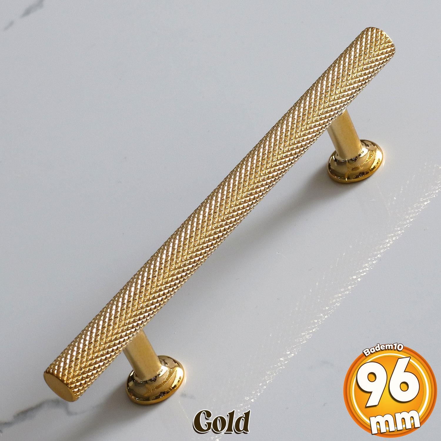 Doruk Kulp 96 mm Gold Renk Mobilya Çekmece Mutfak Dolabı Dolap Kulpları Kapak Kulpu Kulbu Metal