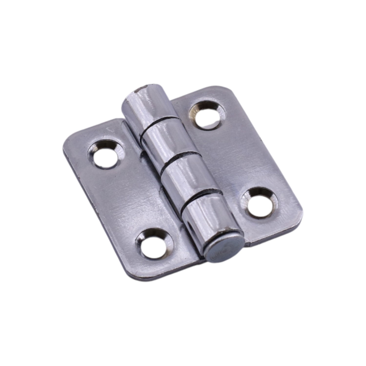 Menteşe 4 ADET SET Yaprak Gümüş Metal 40x40 mm Kapi Pencere Dolap Mobilya Kapak Menteşe Bağlantı