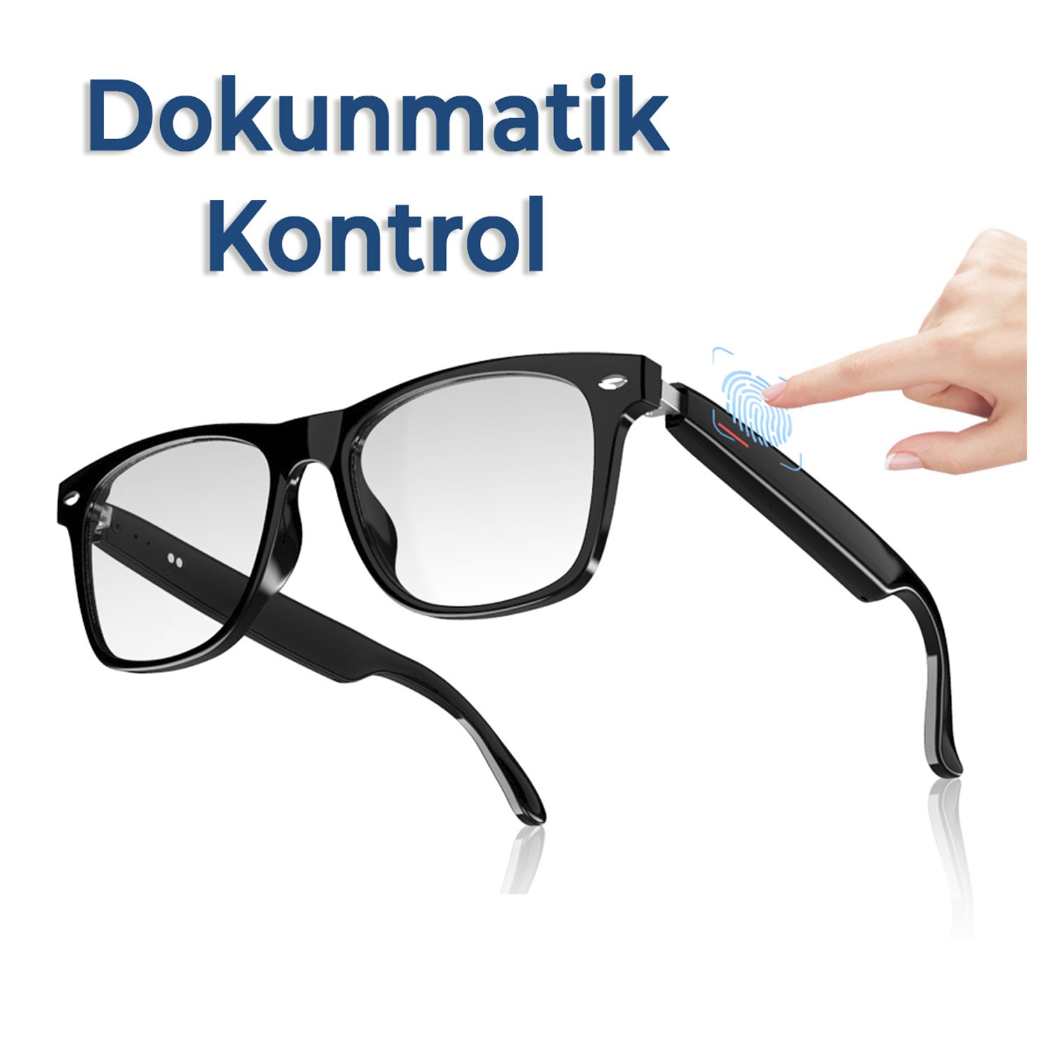 Akıllı Güneş Gözlüğü Bluetooth Komut Stereo Çift Hoparlörlü Kablosuz Unisex Polarize Trend Gözlük