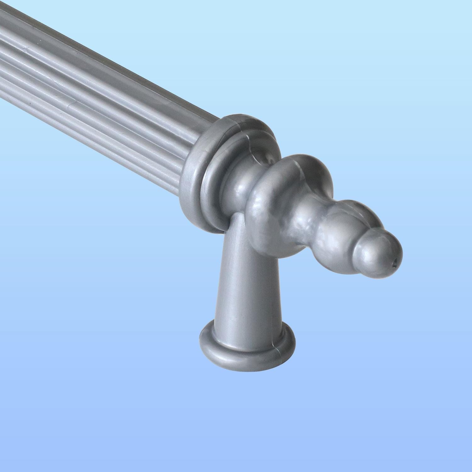 Polavit 160 Mm (SERT PLASTİK) Gri Mobilya Çekmece Mutfak Dolap Dolabı Kulpu Kulbu Kulpları (5 ADET)