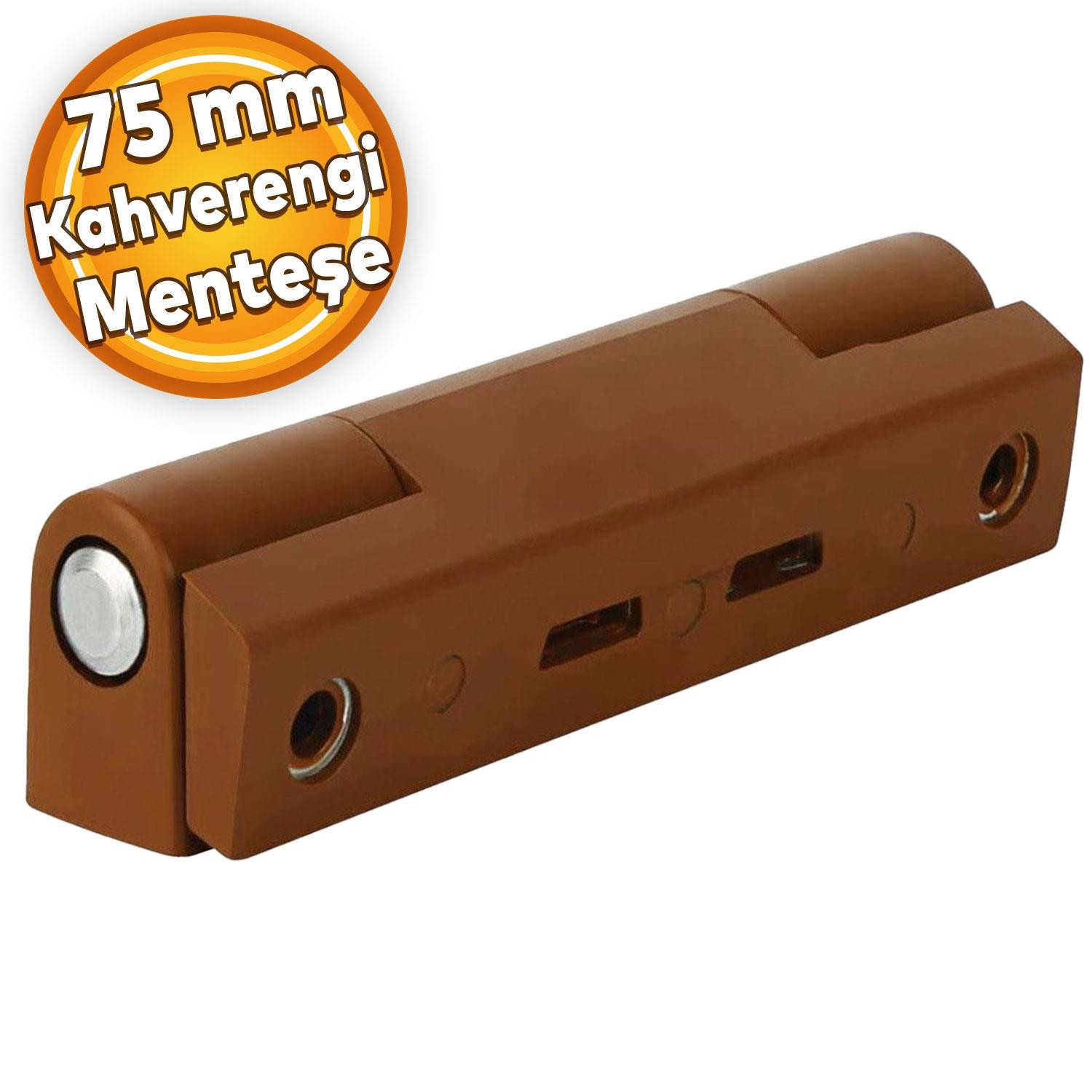 Pvc Pimapen Pencere Menteşesi 75 mm Kahverengi Menteşe