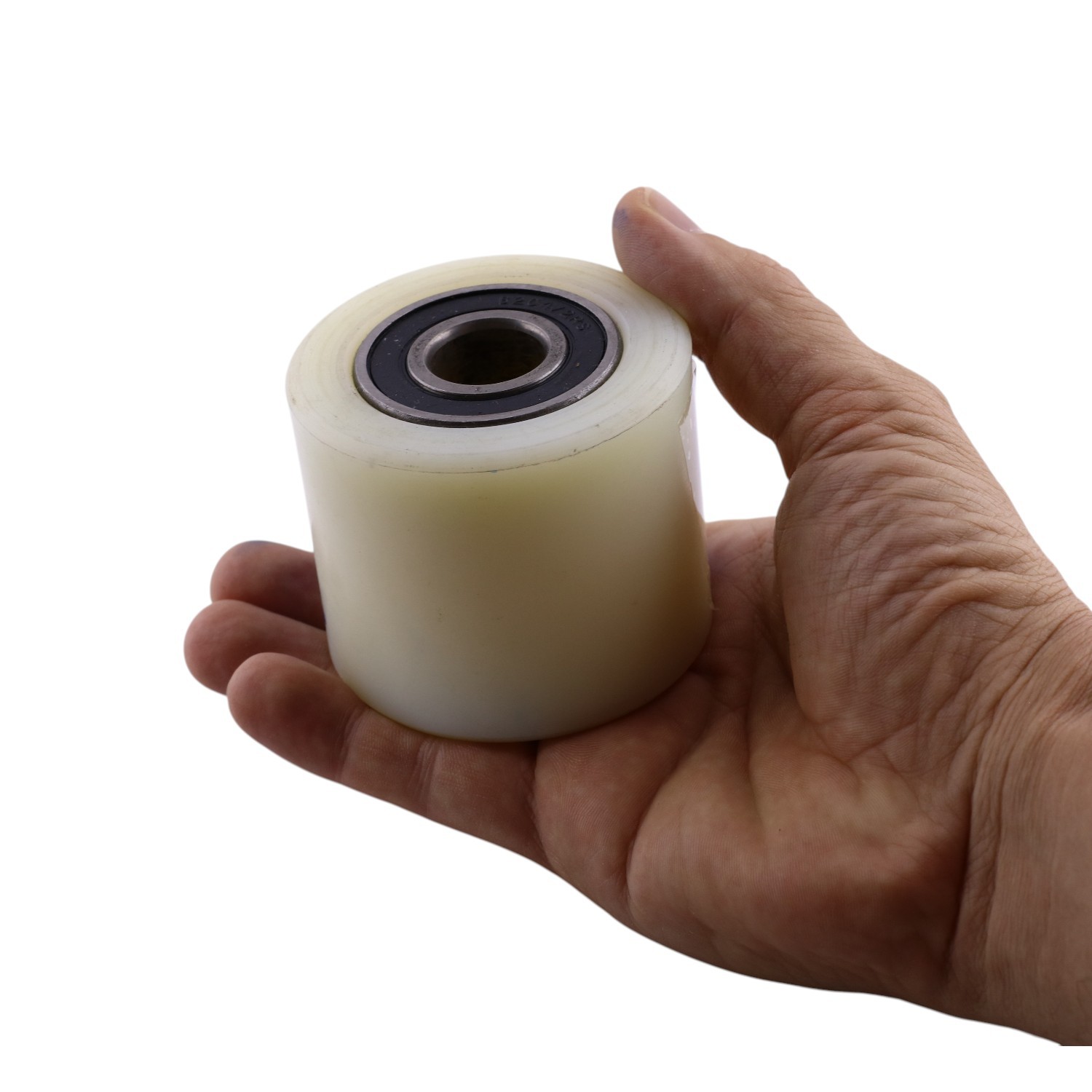85x70x20 mm Transpalet Tekeri RPR Rulmanlı Bilyalı Beyaz Tekerlek Palet Taşıma Arabası Tekeri