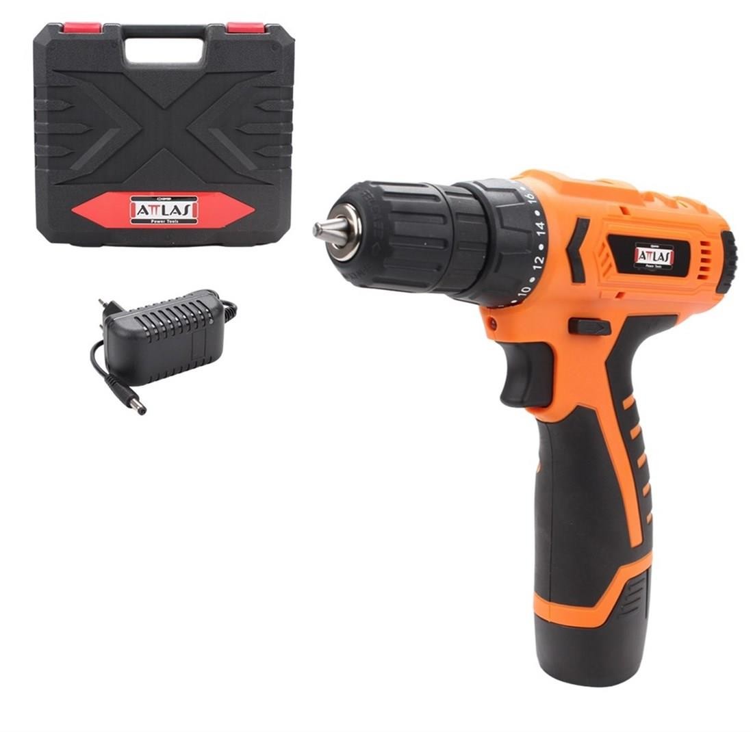 Attlas Eco V 12 Li Çift Akülü Matkap Vidalama Çantalı 12V