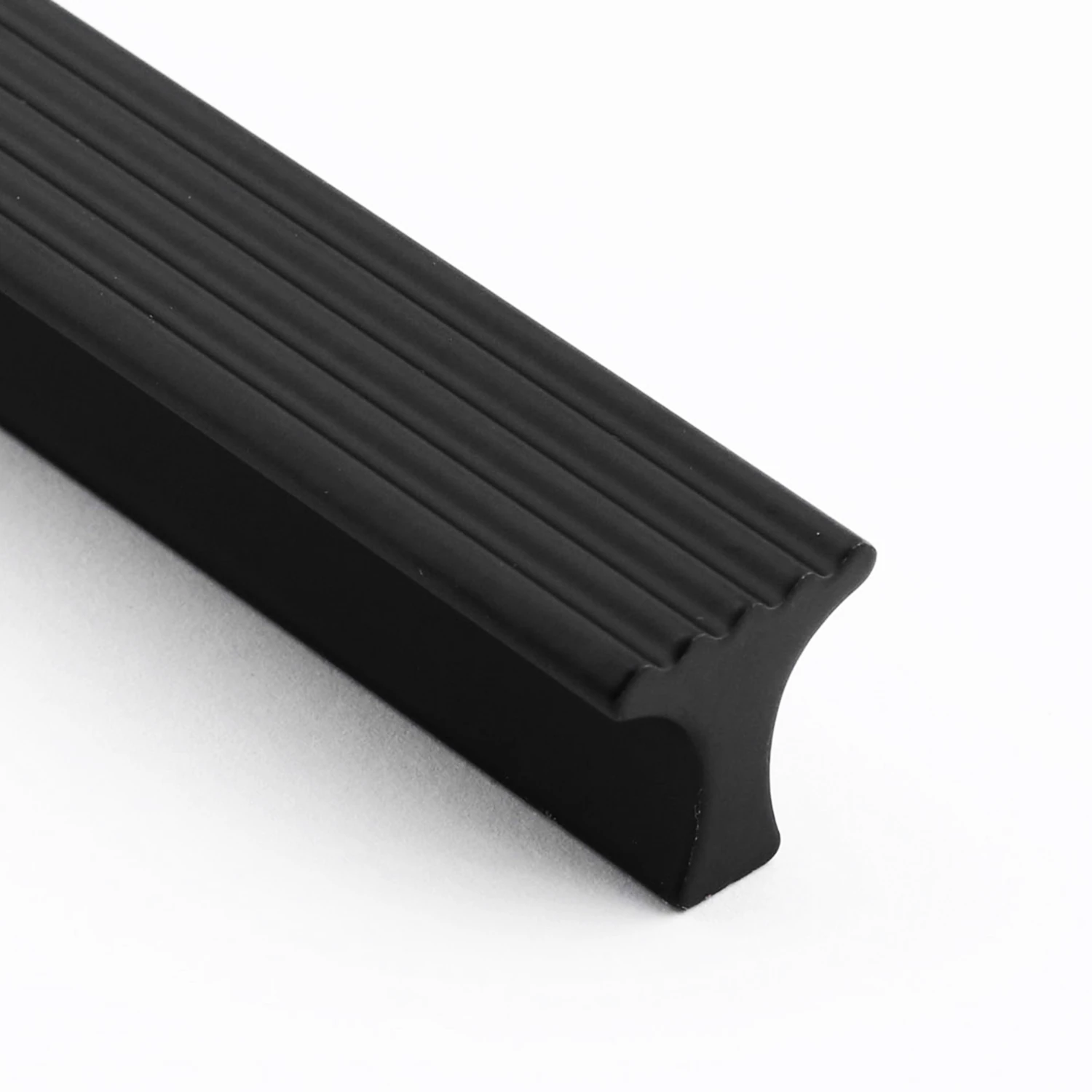 Foça Mat Siyah 800 mm 80 cm Uzun Metal Kulp 3 Vidalı Mobilya Çekmece Dolap Kapak Kulpları Premium