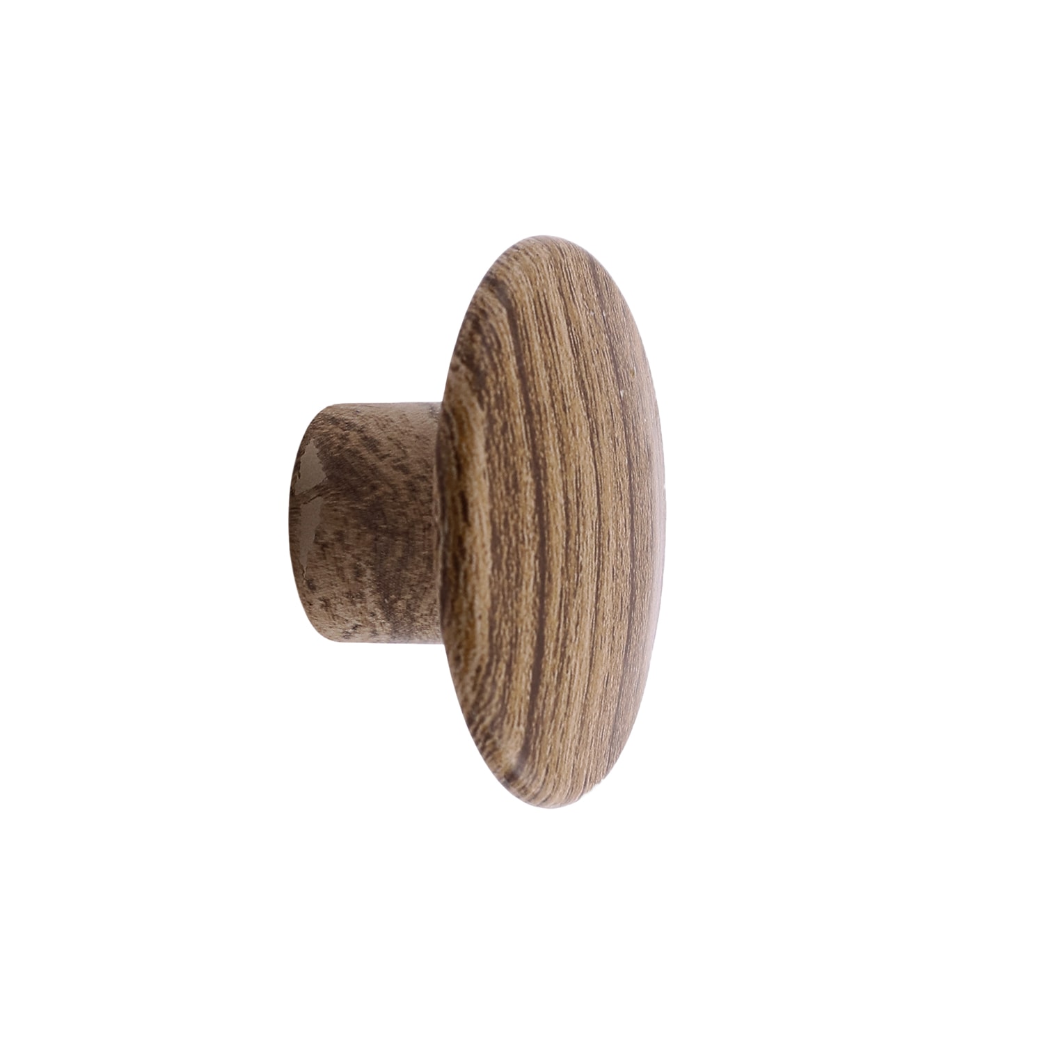 Tek Vidalı Bolina Dış Bükey Plastik Düğme Kulp Kubik Doğal Meşe Mobilya Dolap Çekmece Kulpu Kulbu