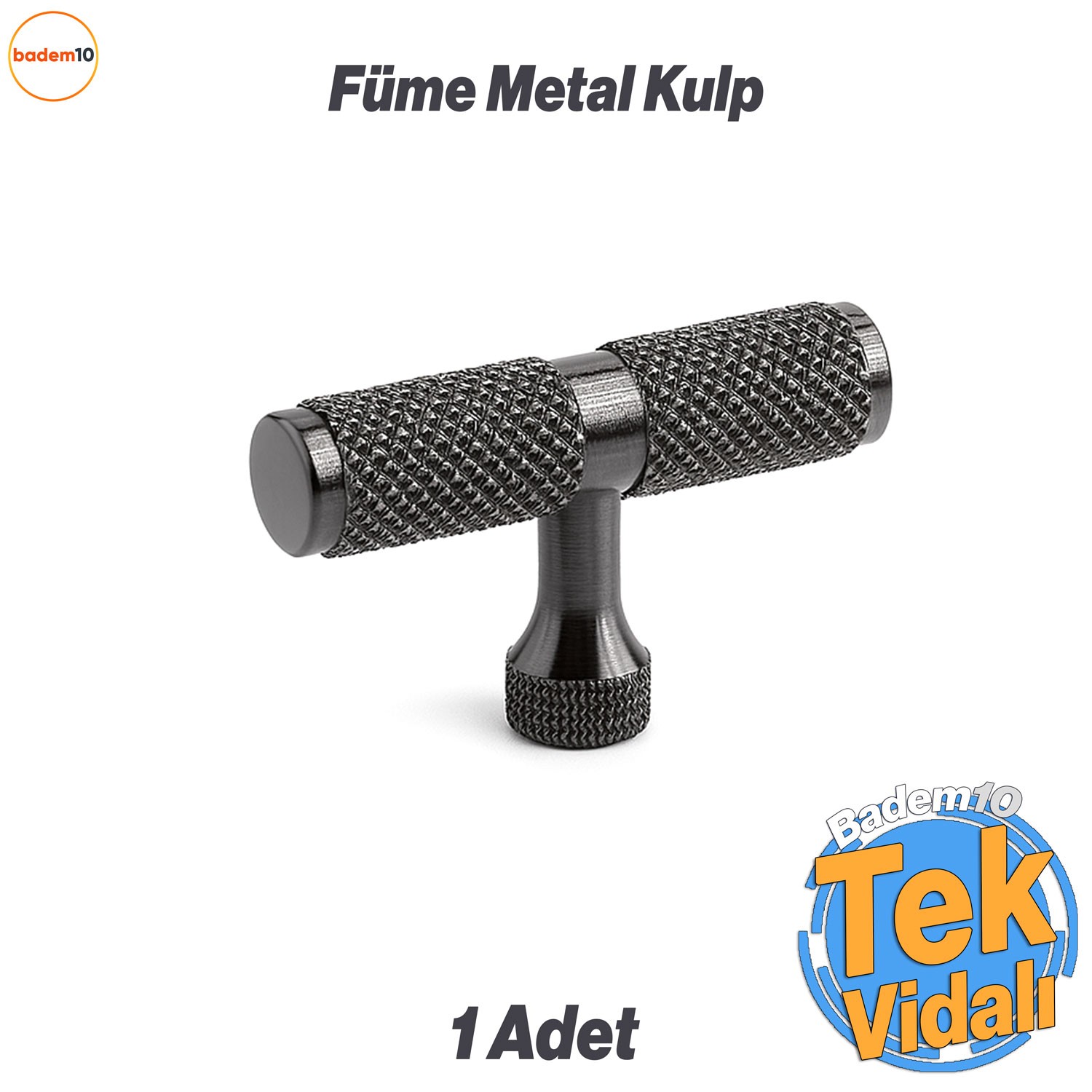 Martin Füme Renk Metal Kulp Düğme Mobilya Çekmece Mutfak Dolabı Dolap Modern Kapak Kulpları