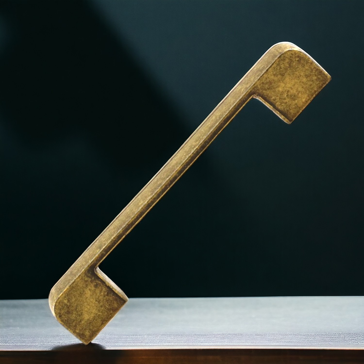 Radus 10 Adet Antik Sarı Metal Kulp 128 mm 12.8 cm Mobilya Çekmece Mutfak Dolap Kulpları Kulbu Kulpu